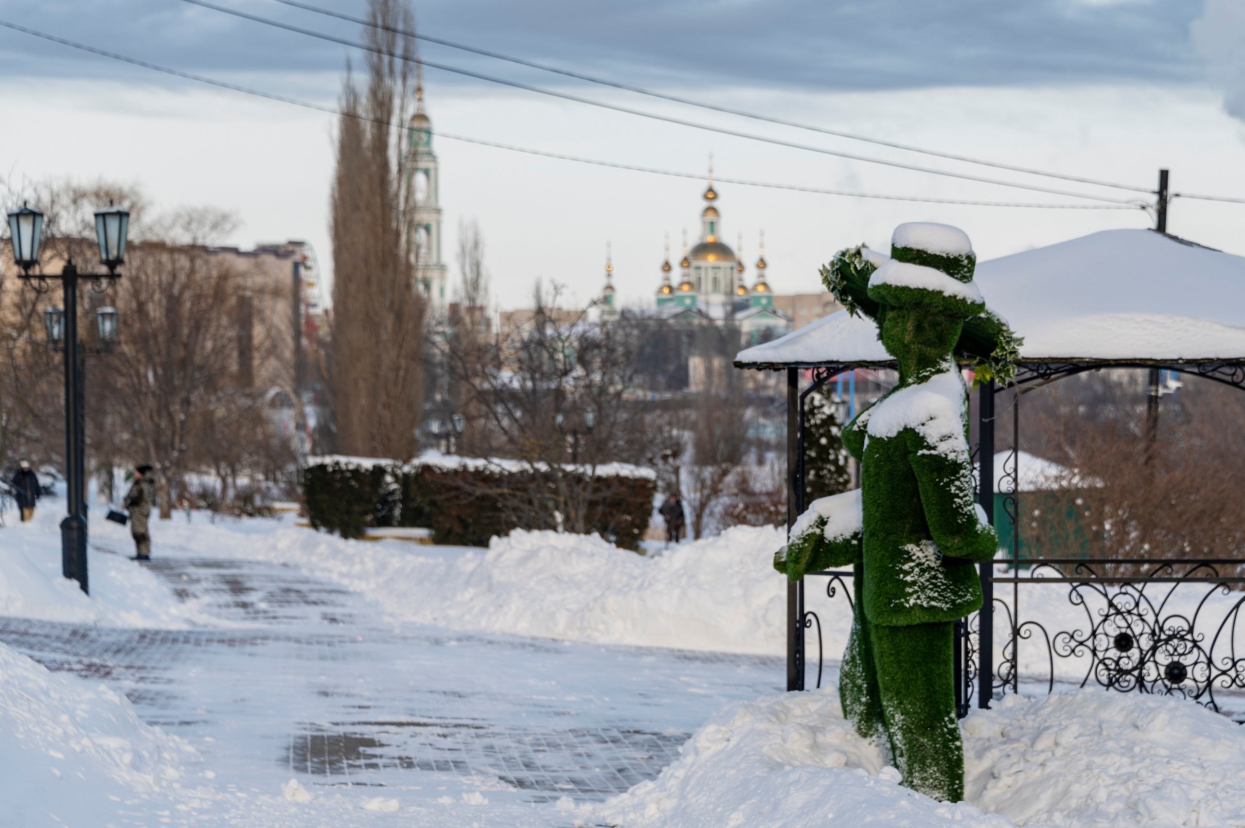 Январский Тамбов. 2024 год. Фотограф Роман Адлер
