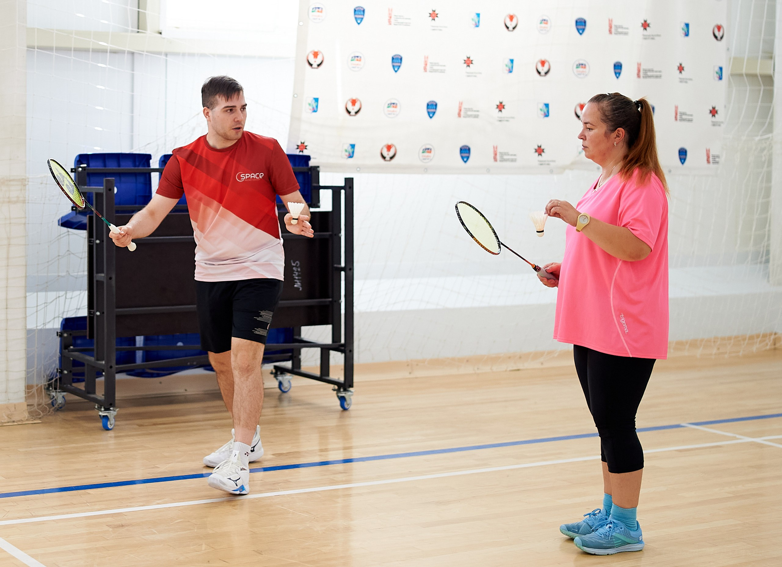 Бадминтон. Мастер-класс Любови Сухановой. Ижевск. 20.07.2024. Спортивный репортажный фотограф в Ижевске Сергей Мерзляков