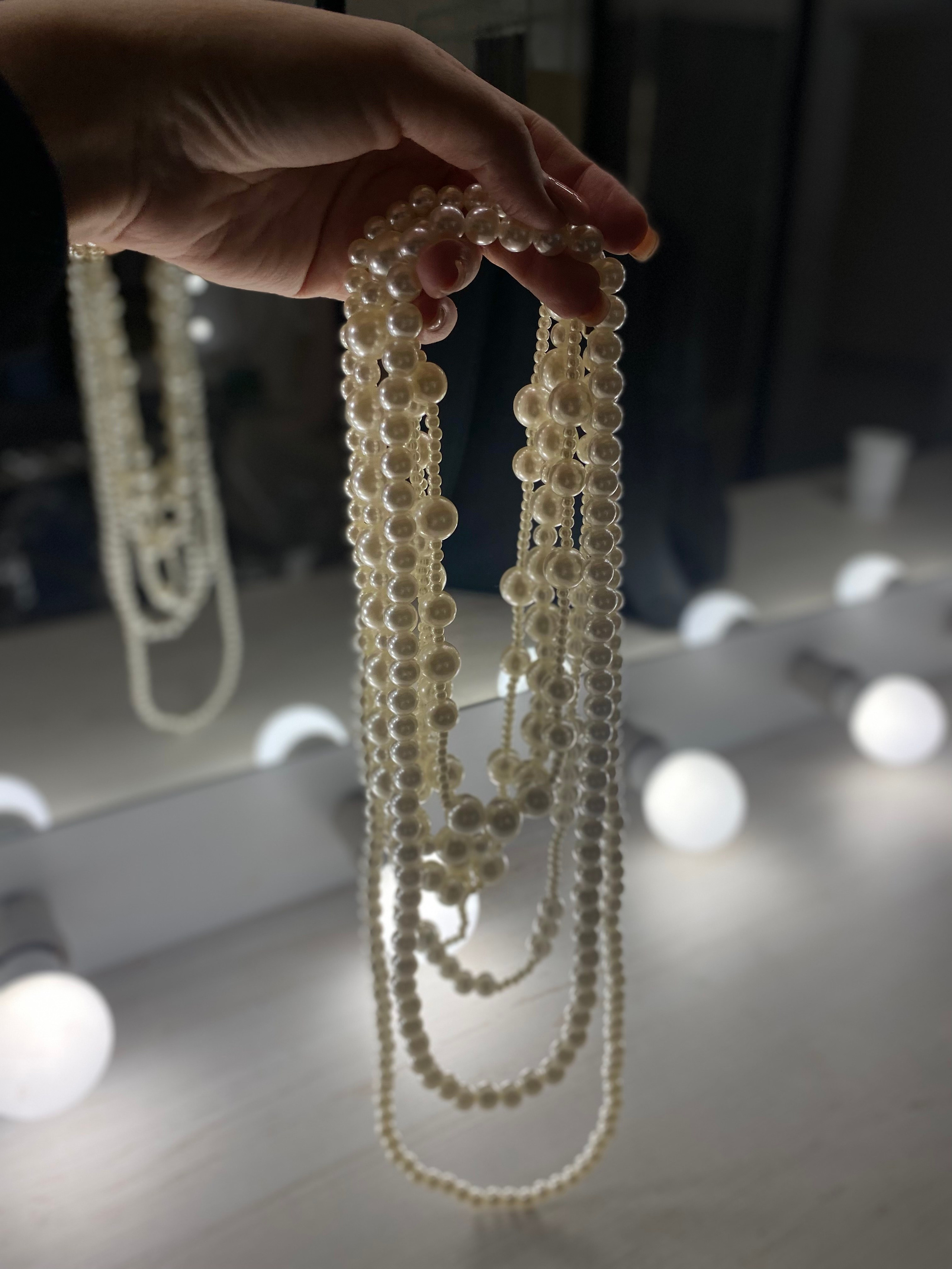 бусы из жемчуга