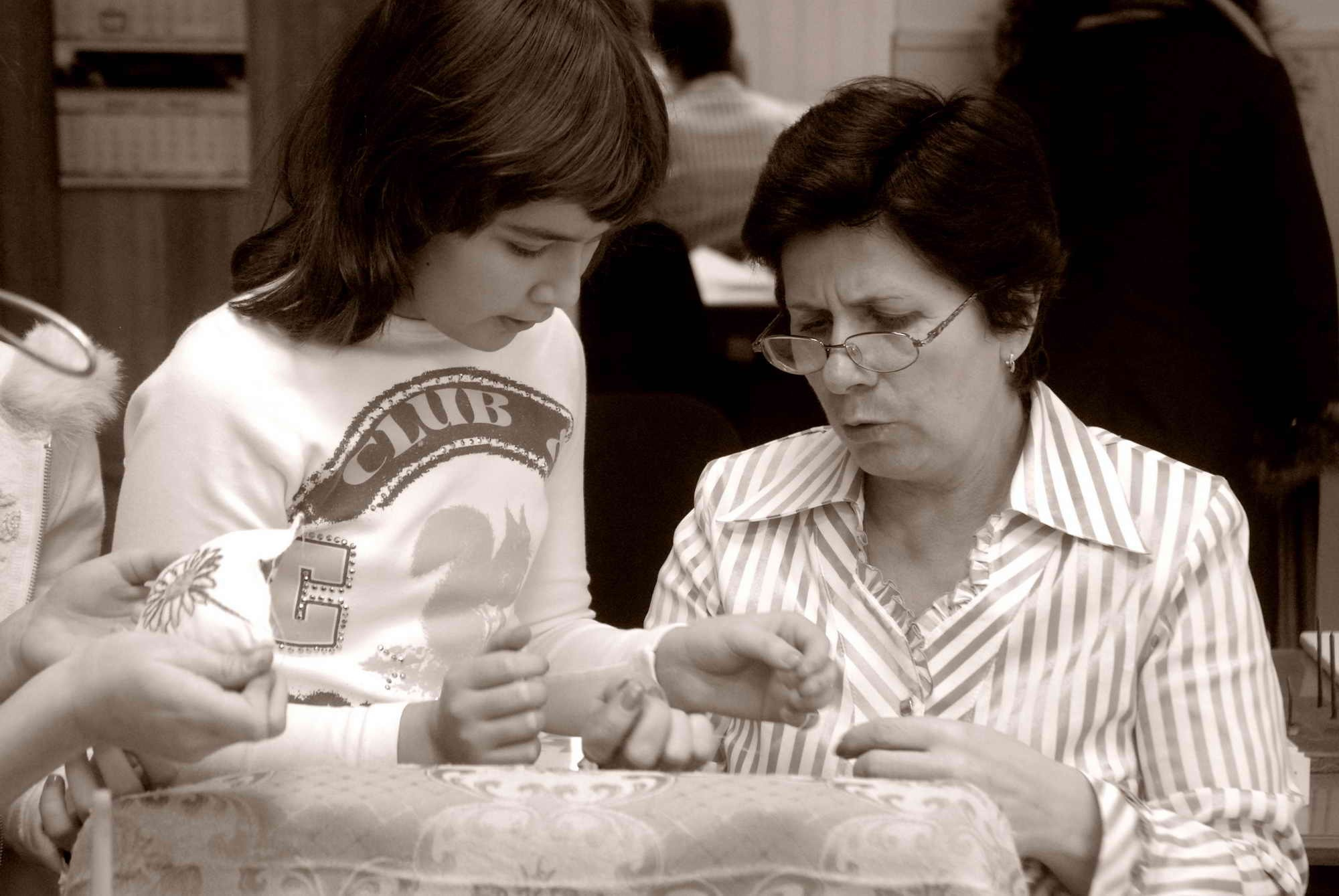 На уроке 5 и 6 классов гимназии. Репортажный и детский фотограф в Новосибирске