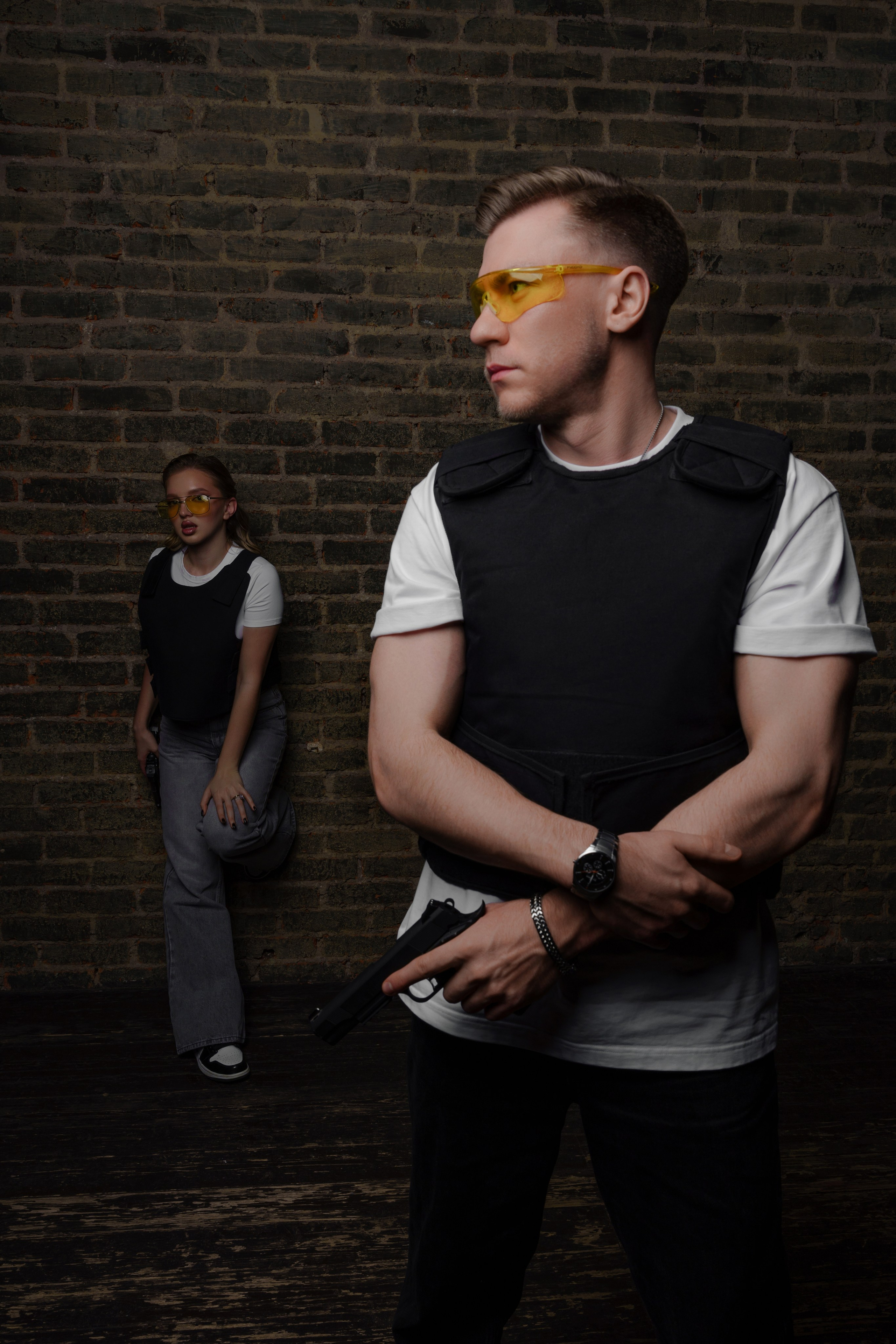 Фотосессия в стиле Mr. & Mrs. Smith. Репортажный фотограф Москва Сергей Дружинин