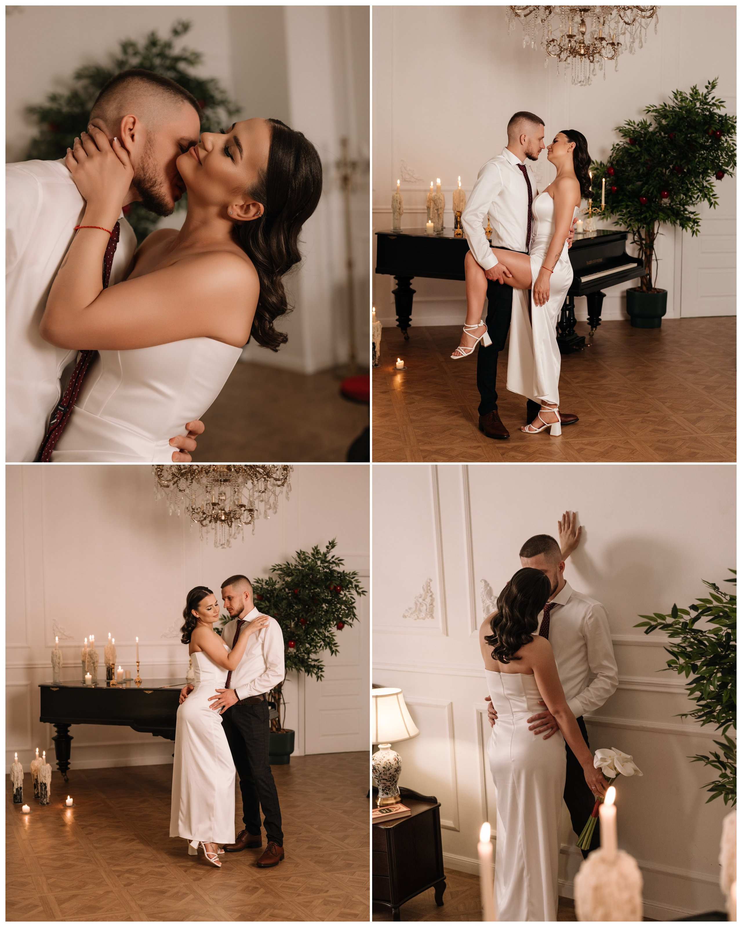 Свадебная фотосессия в студии. Свадебный и семейный фотограф в Краснодаре Алина Мельник