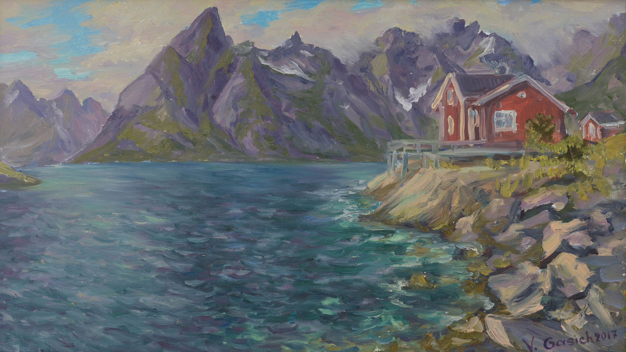 Пленэр / Plein air. Художник Василий Гасич