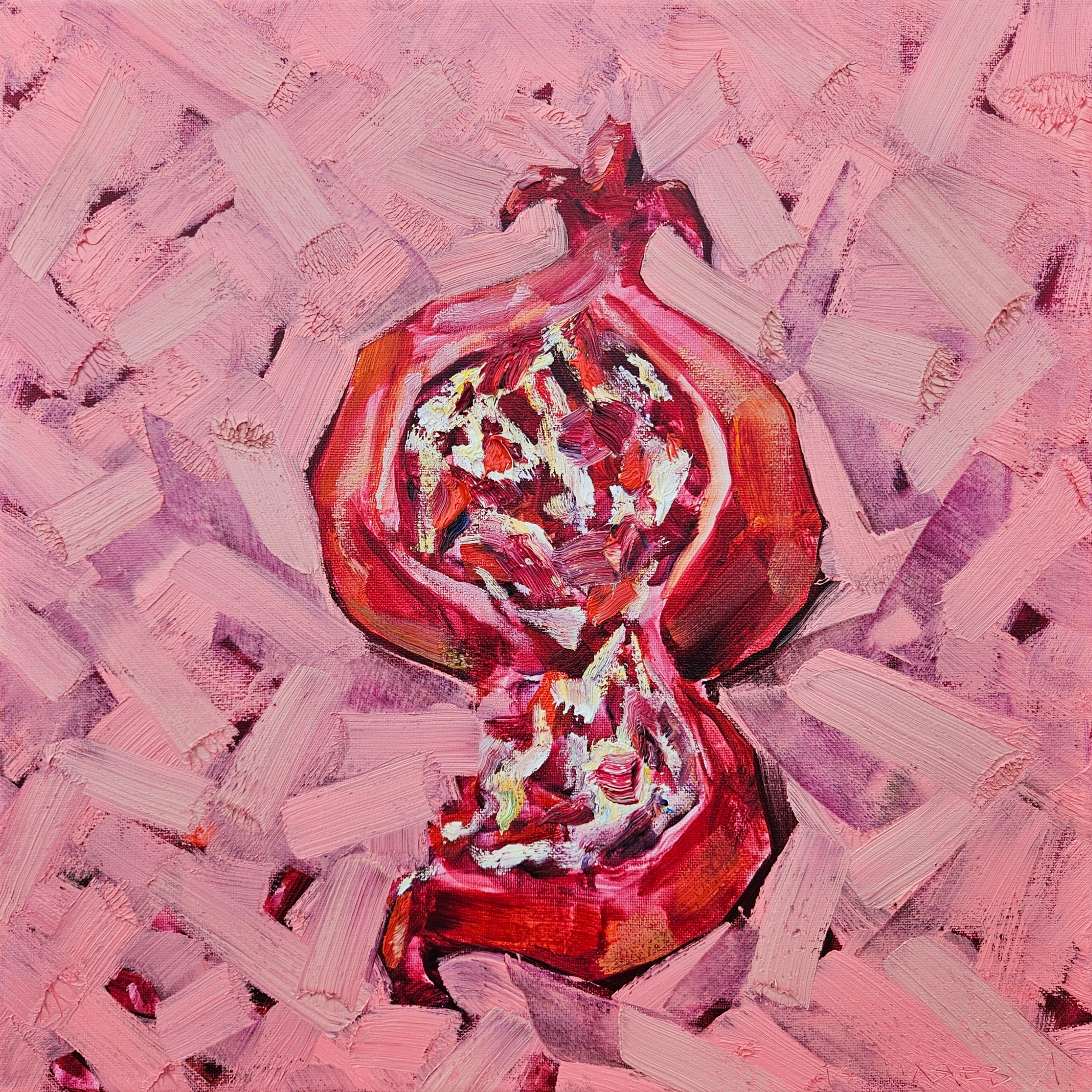 "Гранат". 2025. Холст, масло. 60х80. Цена: 10000₽