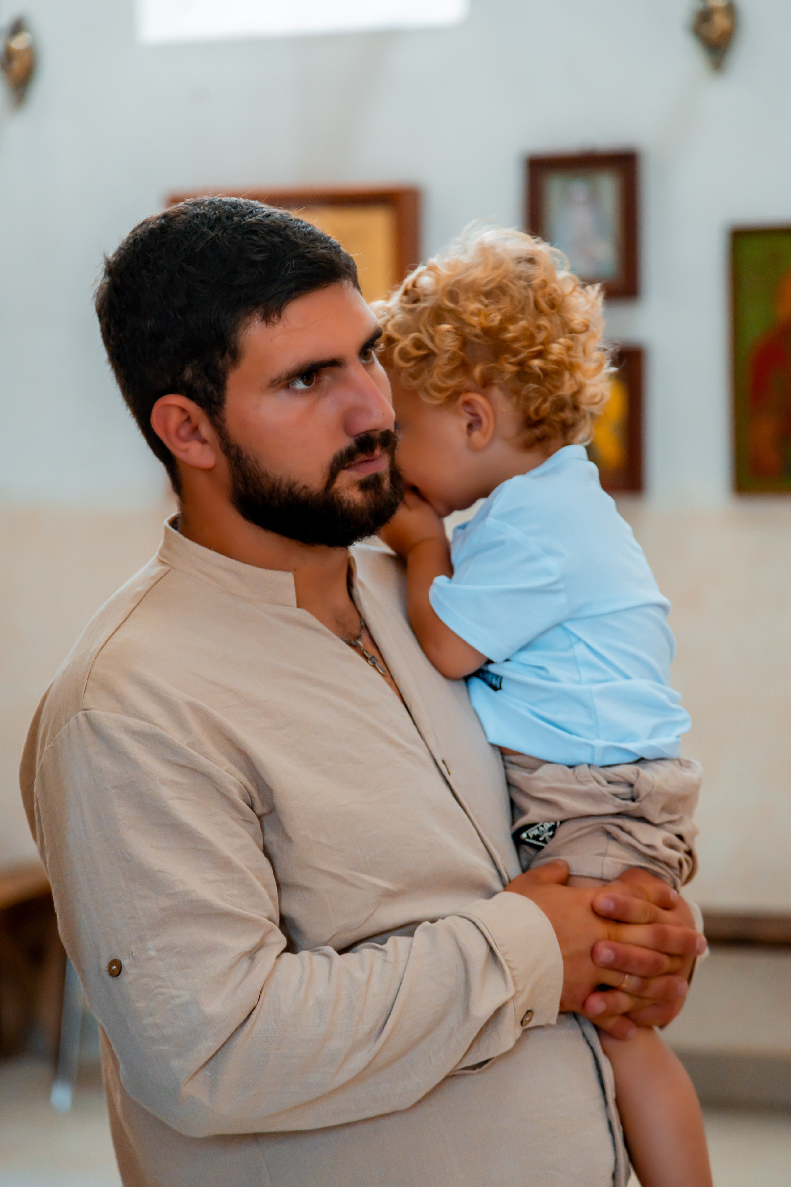 Крещение брата и сестры в храме Апостола Симона Кананита в Лоо. Семейный фотограф в Сочи, Лоо, Дагомысе, Вардане Кучумова Олеся