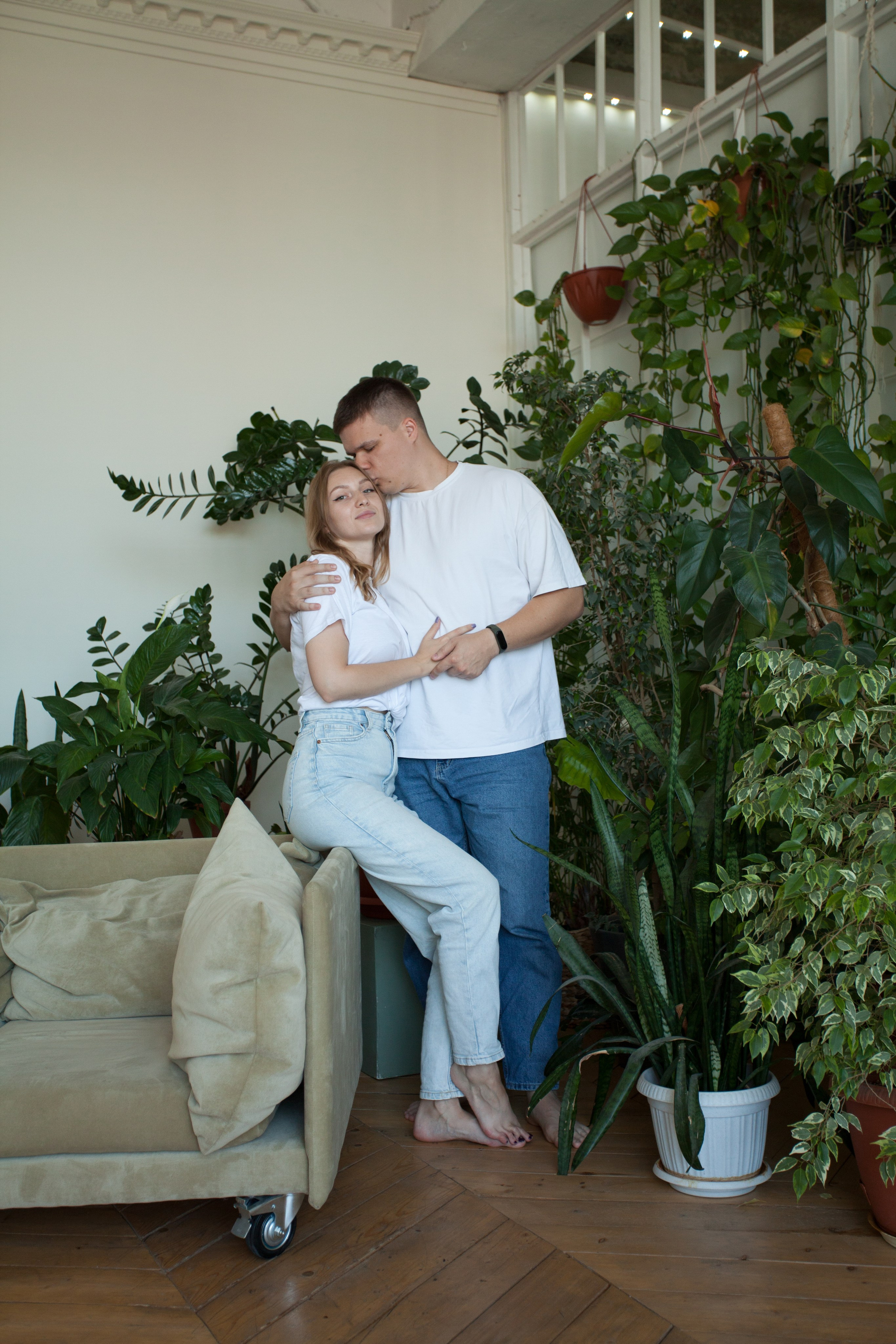 Женя и Кристина минимализм. Семейный и детский фотограф в Краснодаре Брусилова Марина