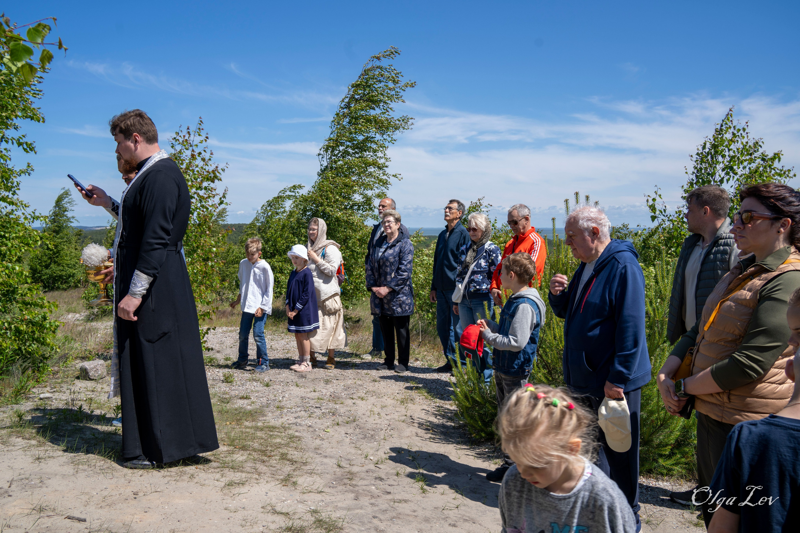 Освящение Поклонного Креста в поселке Морское Калининградской области. Сфотографируй мою душу!