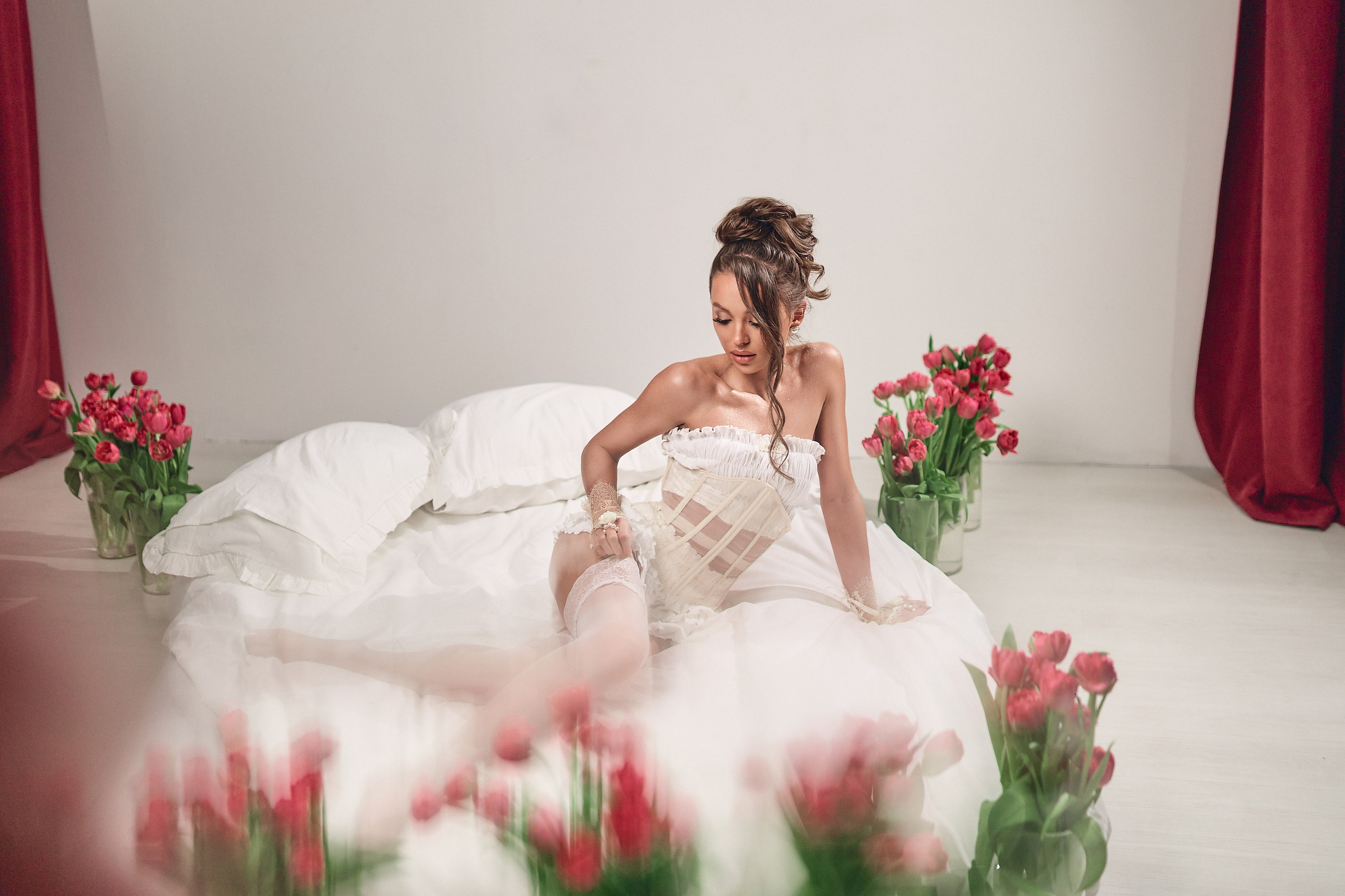 Воркшоп в студии «Тренд» к 8 марта. Фотограф Евгений Леонов