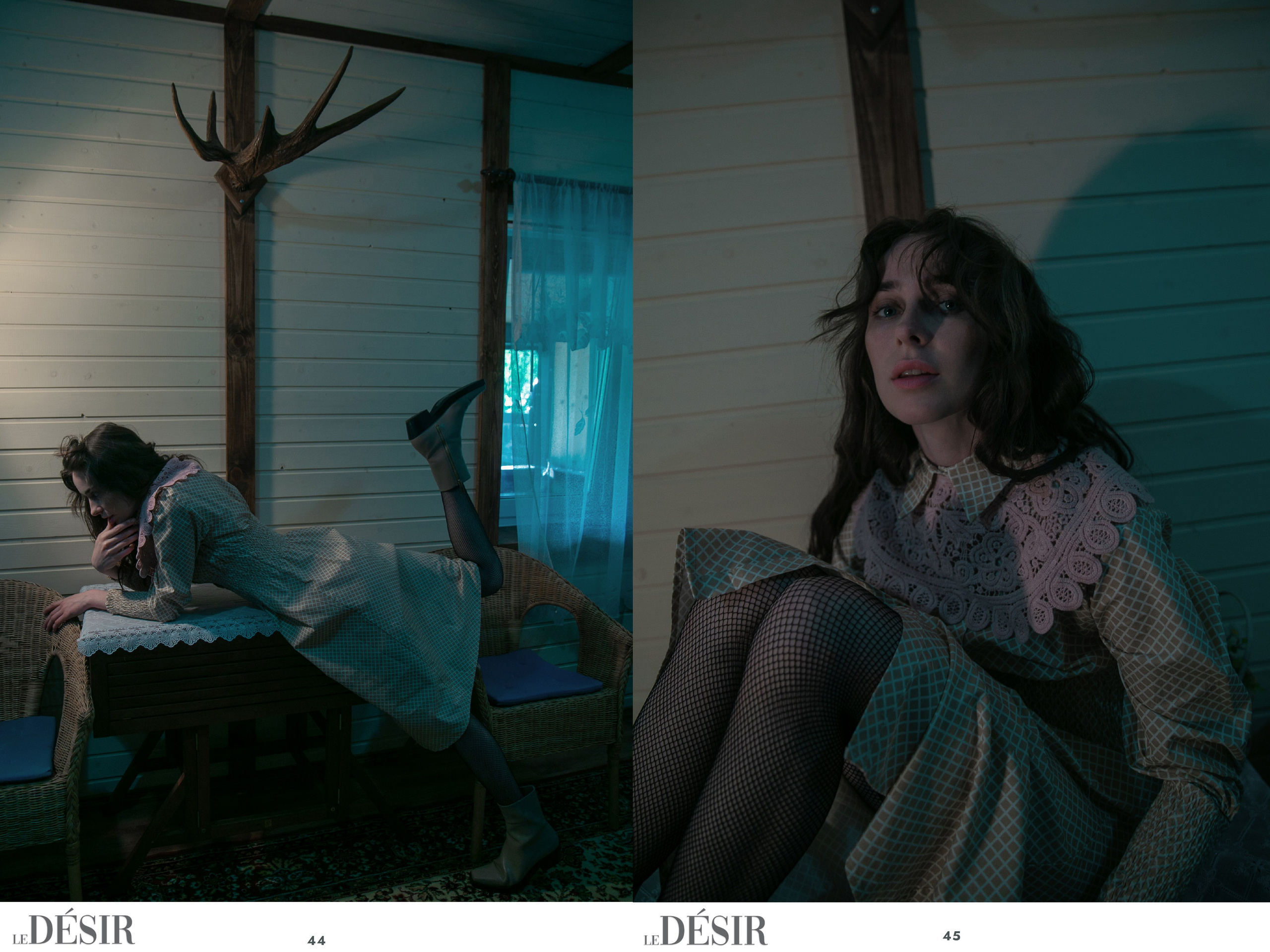 HOME ALONE — COVER STORY for LeDESIR Magazine. Photographer Anna Arzamastseva