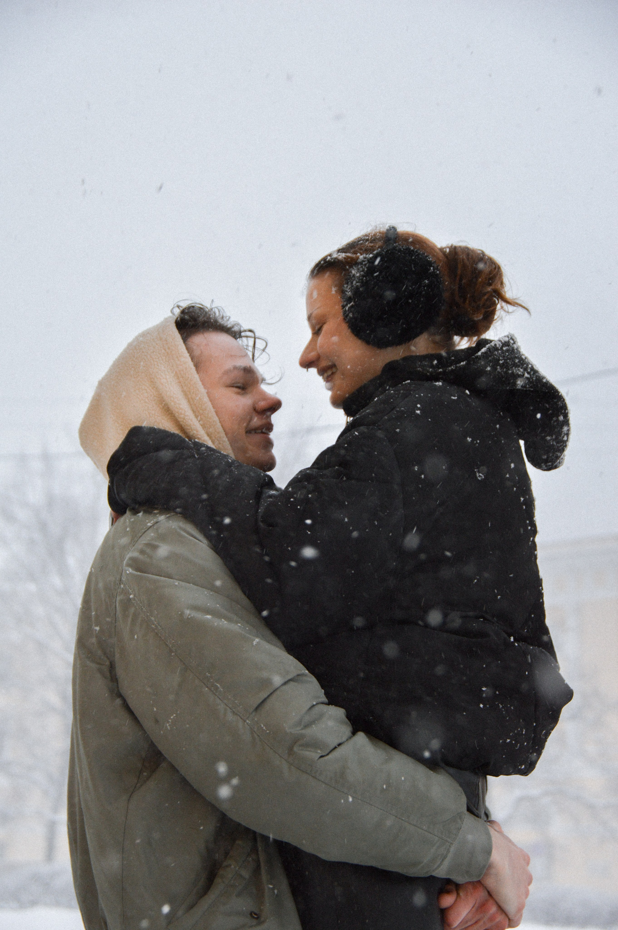 Под снегом. Питерский фотограф