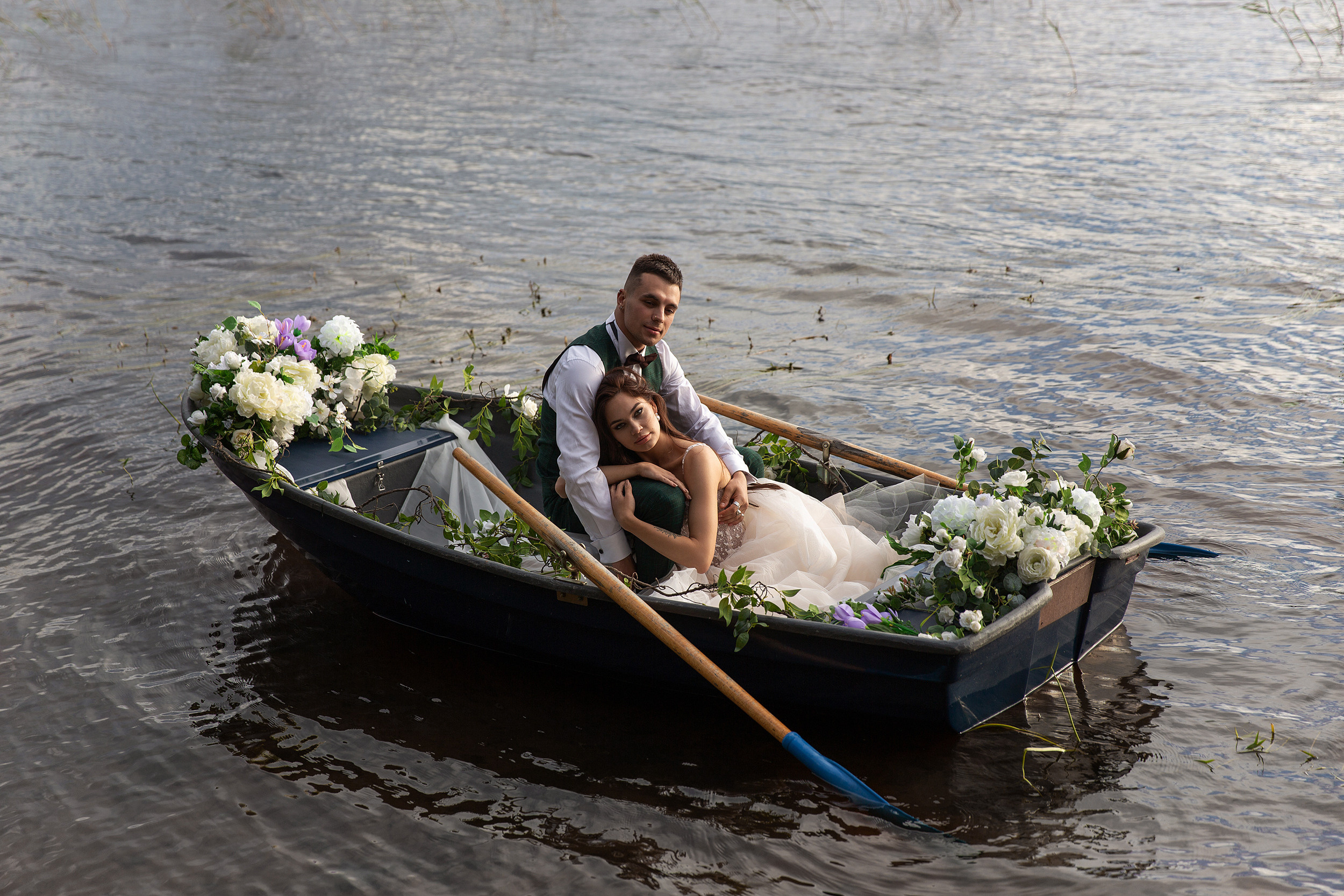 Свадебная серия Насти и Дани загородом. Свадебный и портретный фотограф в Санкт-Петербурге Надежда Чечулина