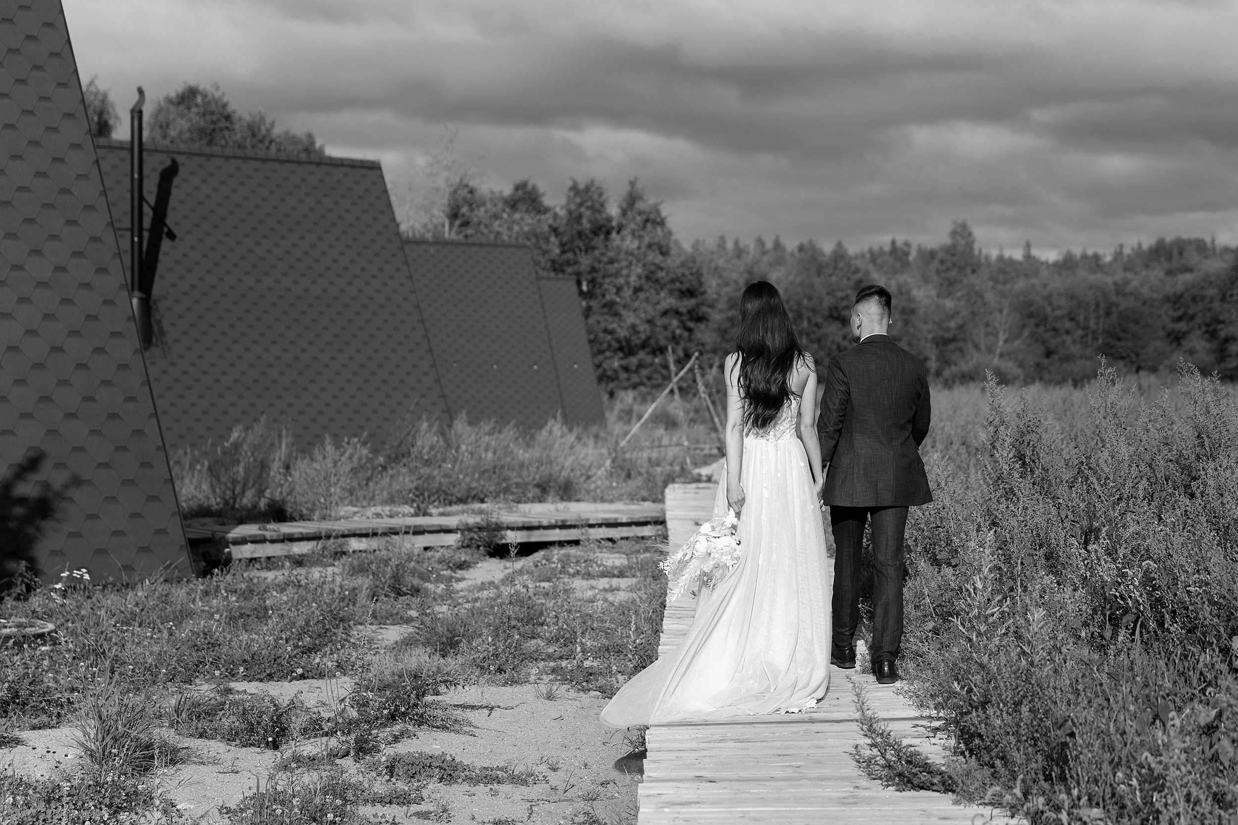 Свадебная серия Насти и Дани загородом. Свадебный и портретный фотограф в Санкт-Петербурге Надежда Чечулина