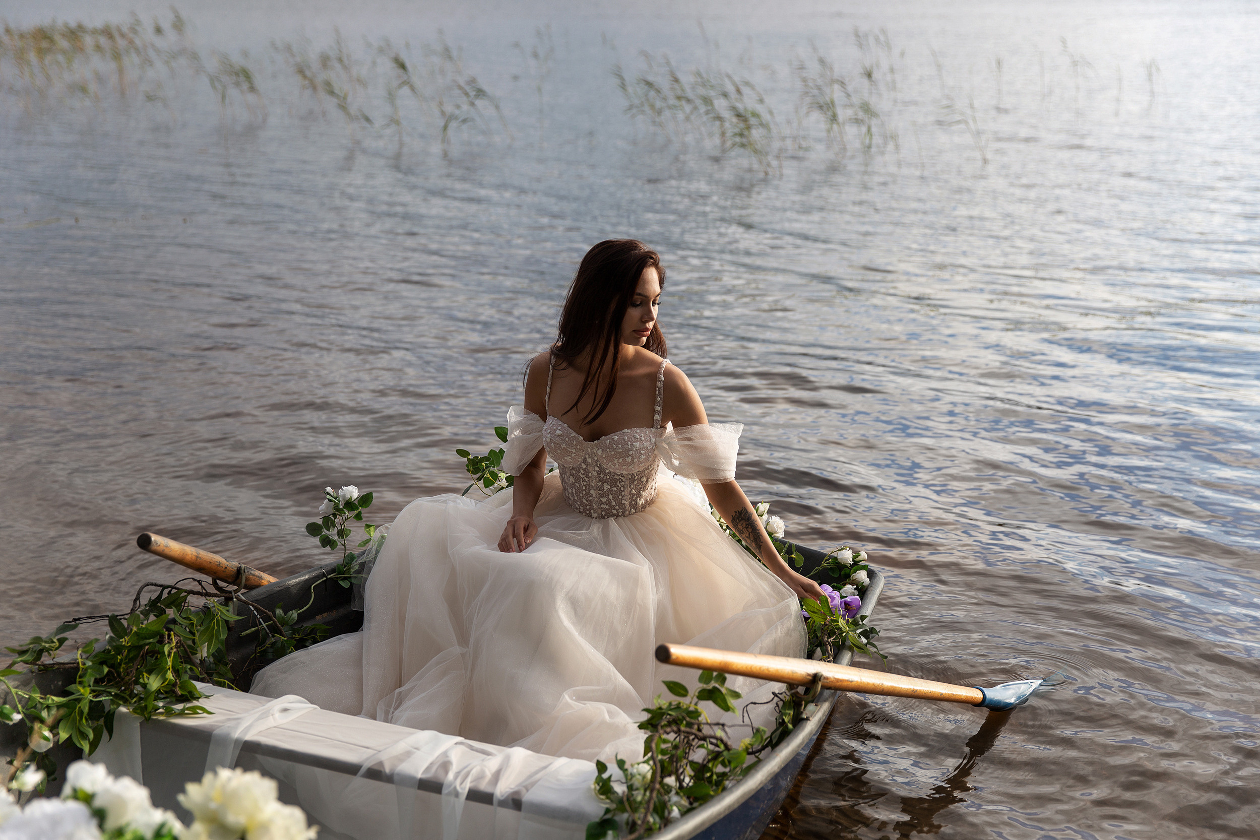 Свадебная серия Насти и Дани загородом. Свадебный и портретный фотограф в Санкт-Петербурге Надежда Чечулина