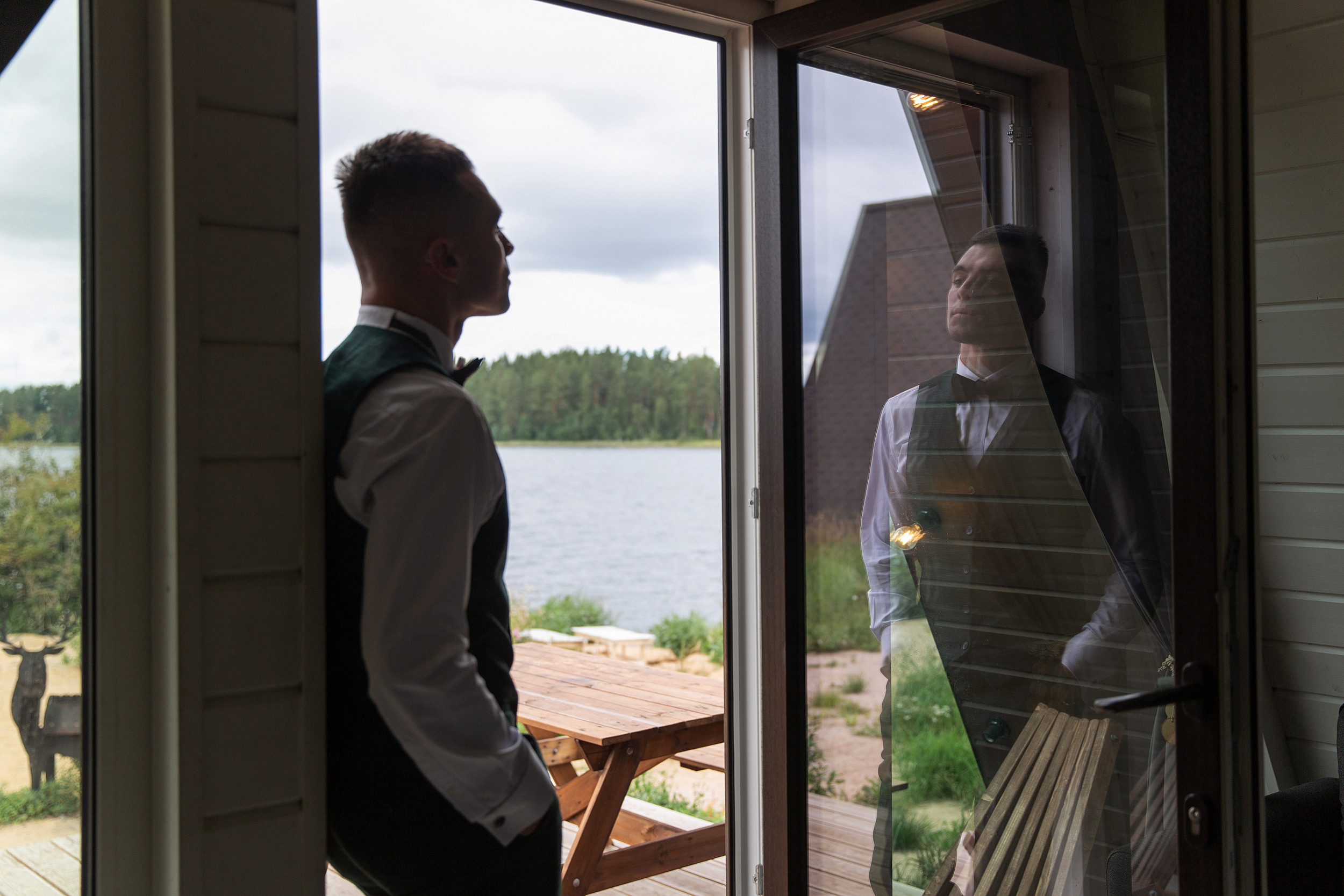 Свадебная серия Насти и Дани загородом. Свадебный и портретный фотограф в Санкт-Петербурге Надежда Чечулина