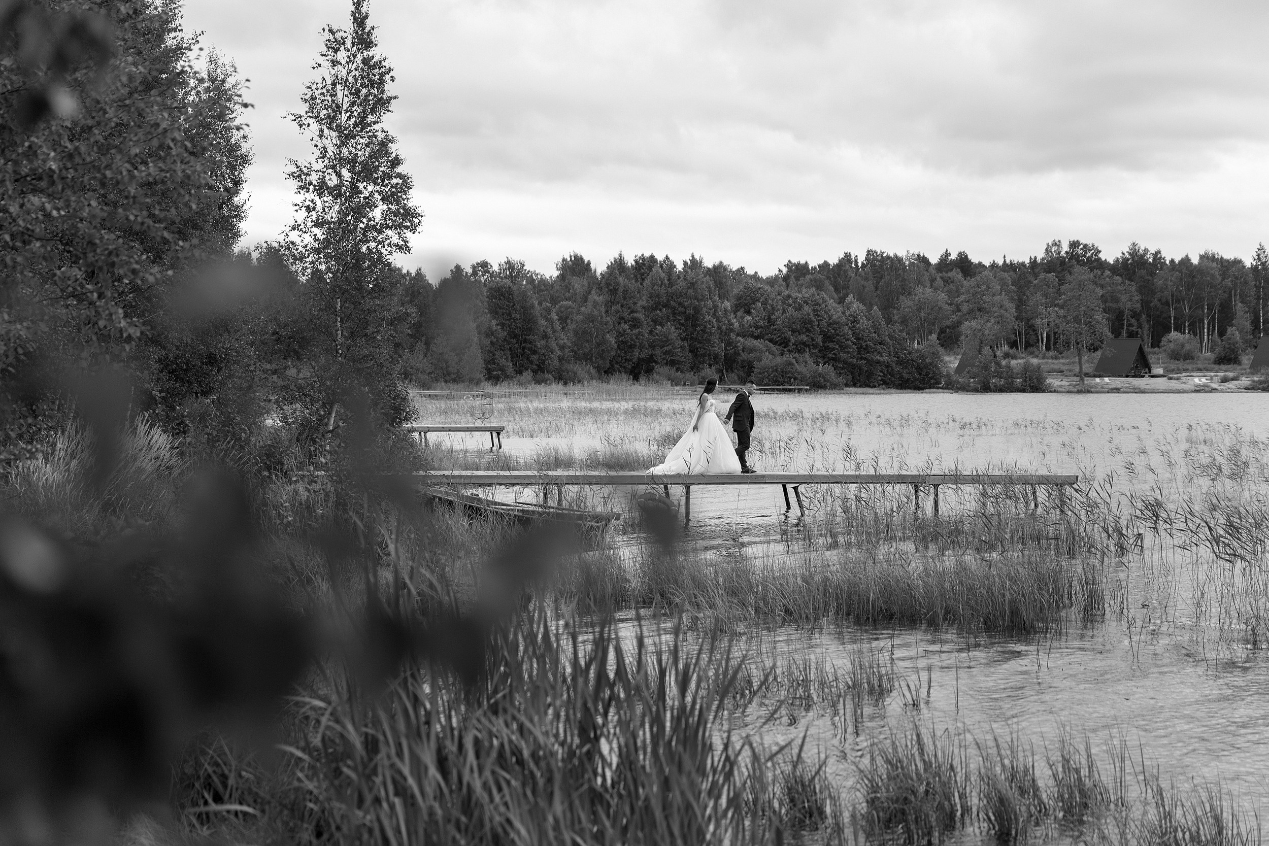 Свадебная серия Насти и Дани загородом. Свадебный и портретный фотограф в Санкт-Петербурге Надежда Чечулина