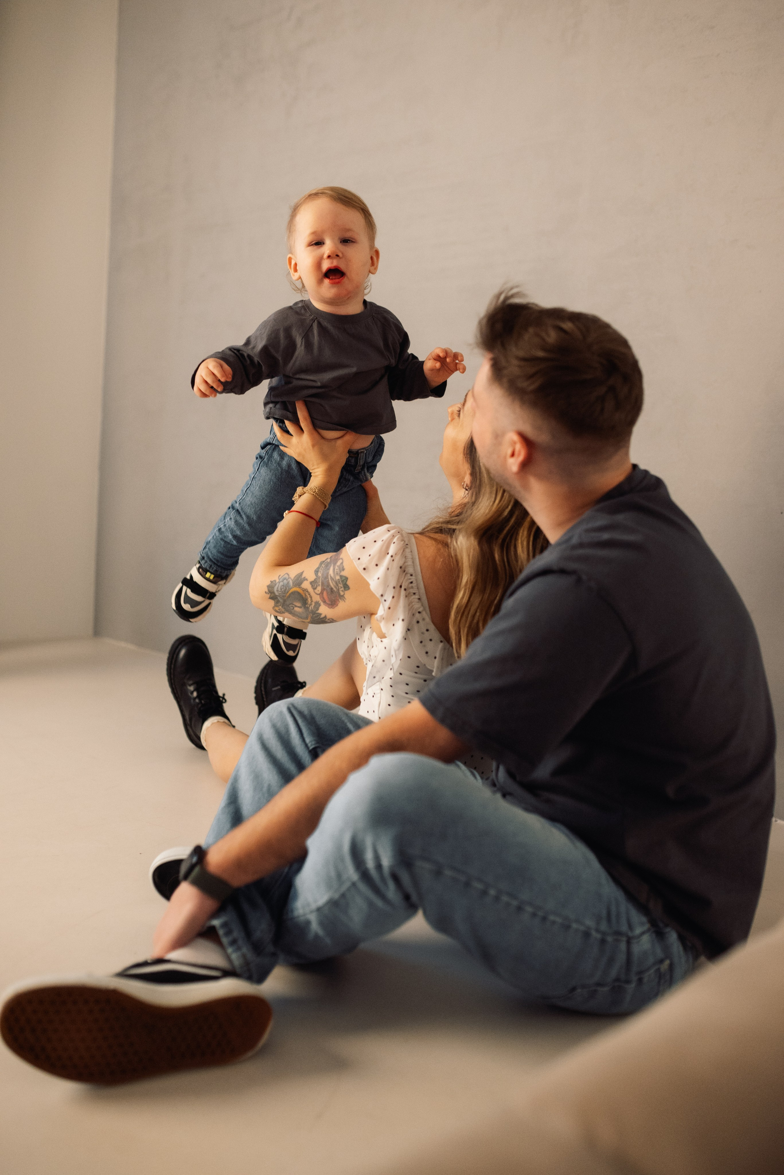 Годовасие с мамой и папой. Семейный и детский фотограф в Щелково Алена Дробот