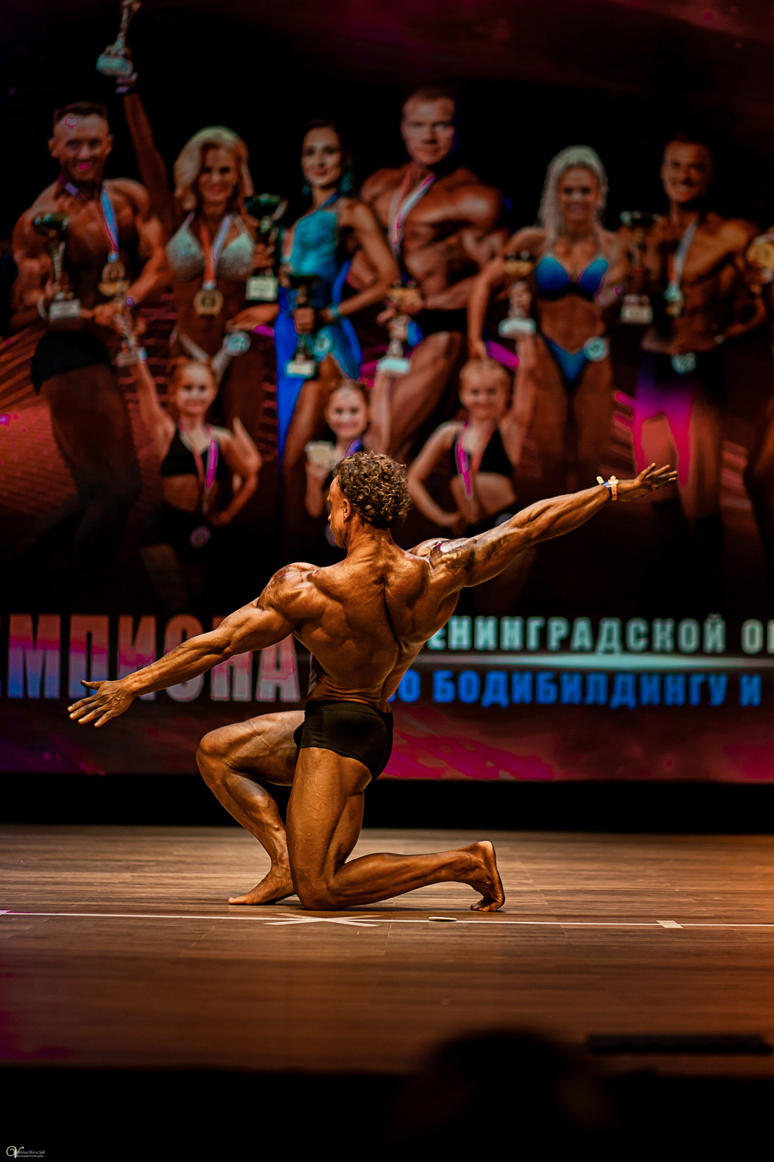 Съемка чемпионата по бодибилдингу. Фотограф женский и мужской портрет Санкт-Петербург