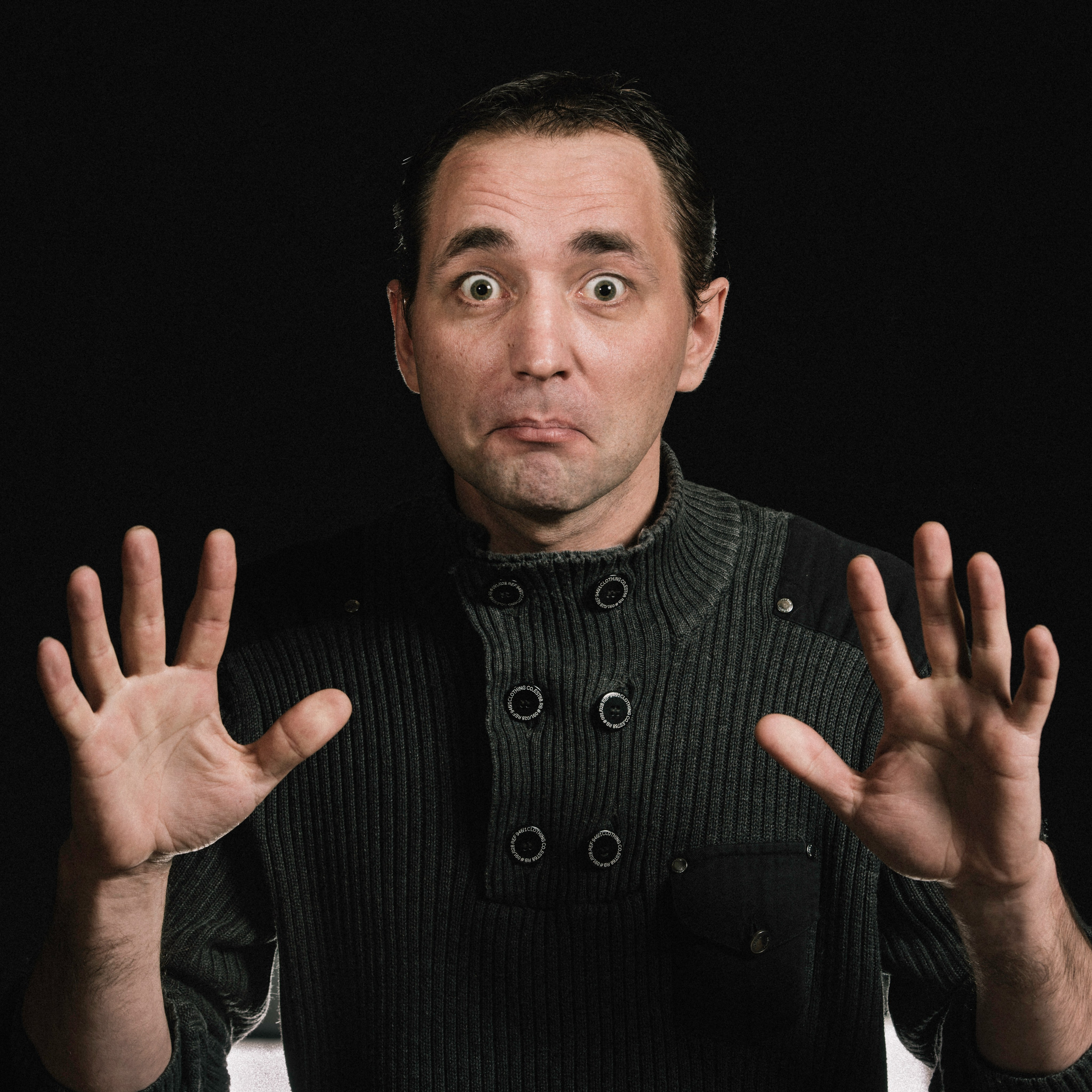 Сергей Синодов. Актёр, мим. Портфолио. Фотограф Андрей Зикеев, фотостудия AzArt Studio в Москве