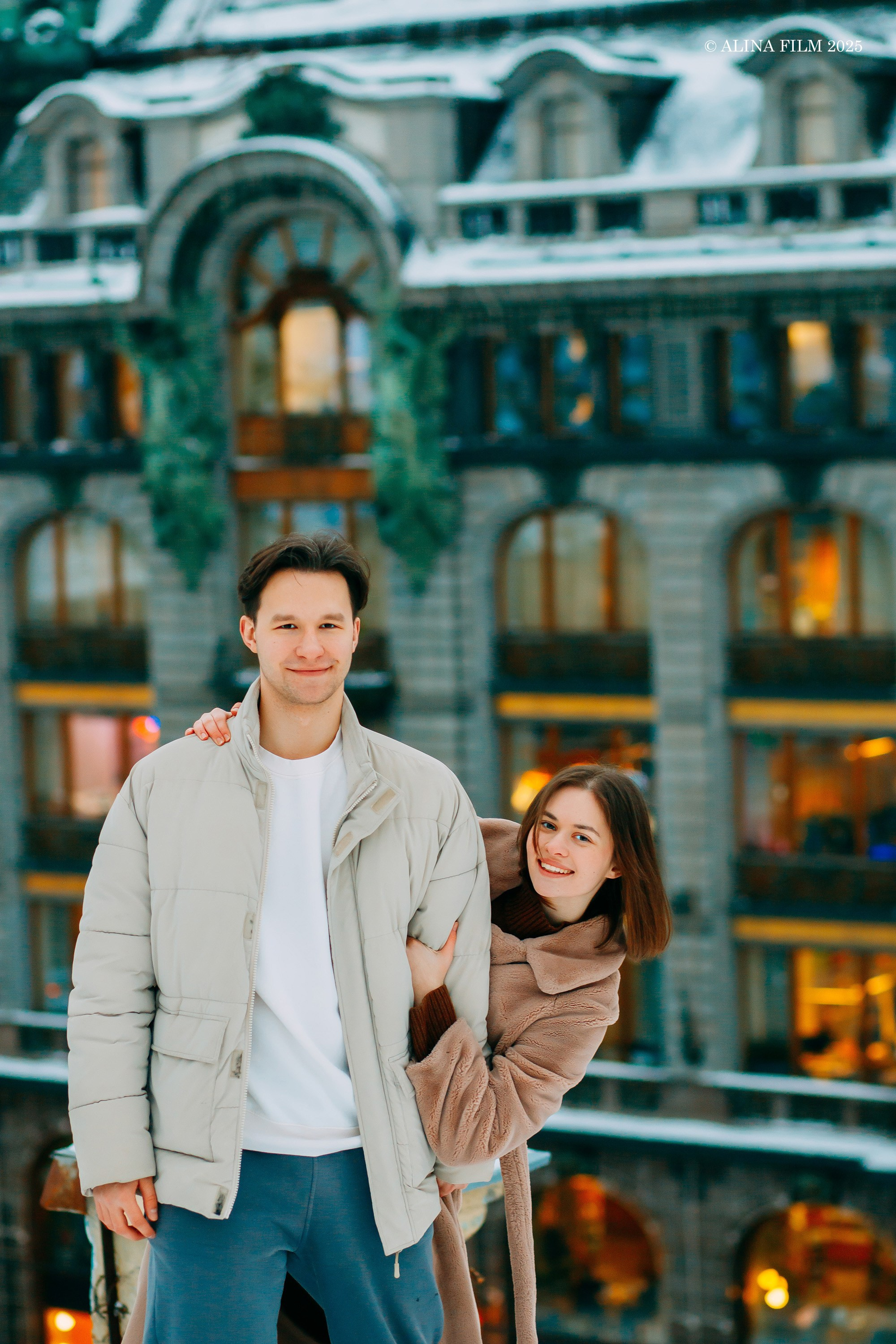 Фотосессия на крыше у Зингера. Фотограф в Санкт-Петербурге Alina Film