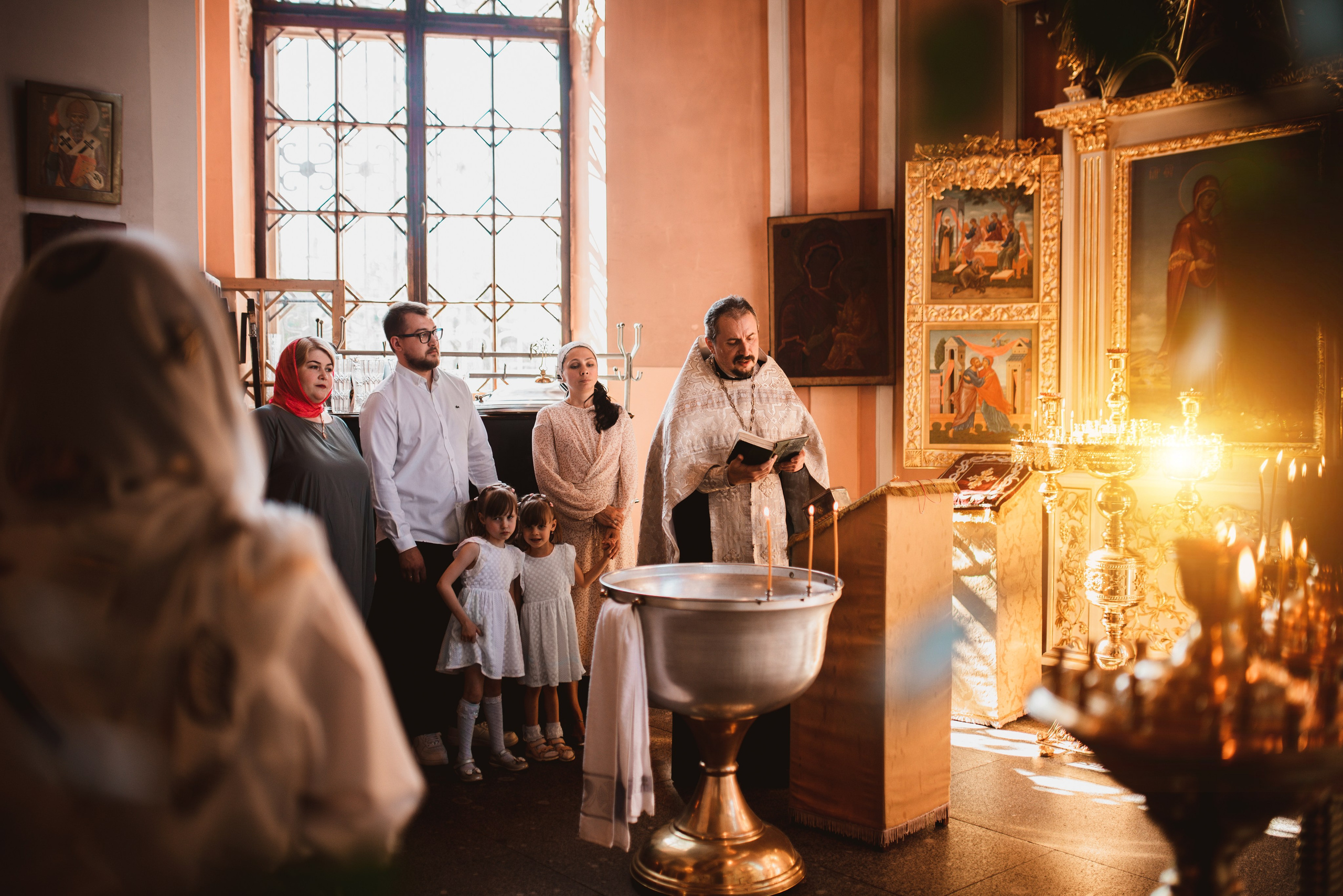 Крещение. Двойняшки. Семейный и детский фотограф в Санкт-Петербурге Светлана Юрьева