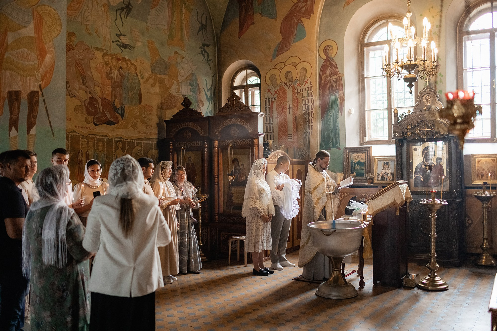 Крещении Мии (д. Бутурлино). Семейный фотограф новорождённых в Серпухове Юлия Новикова +79637785957