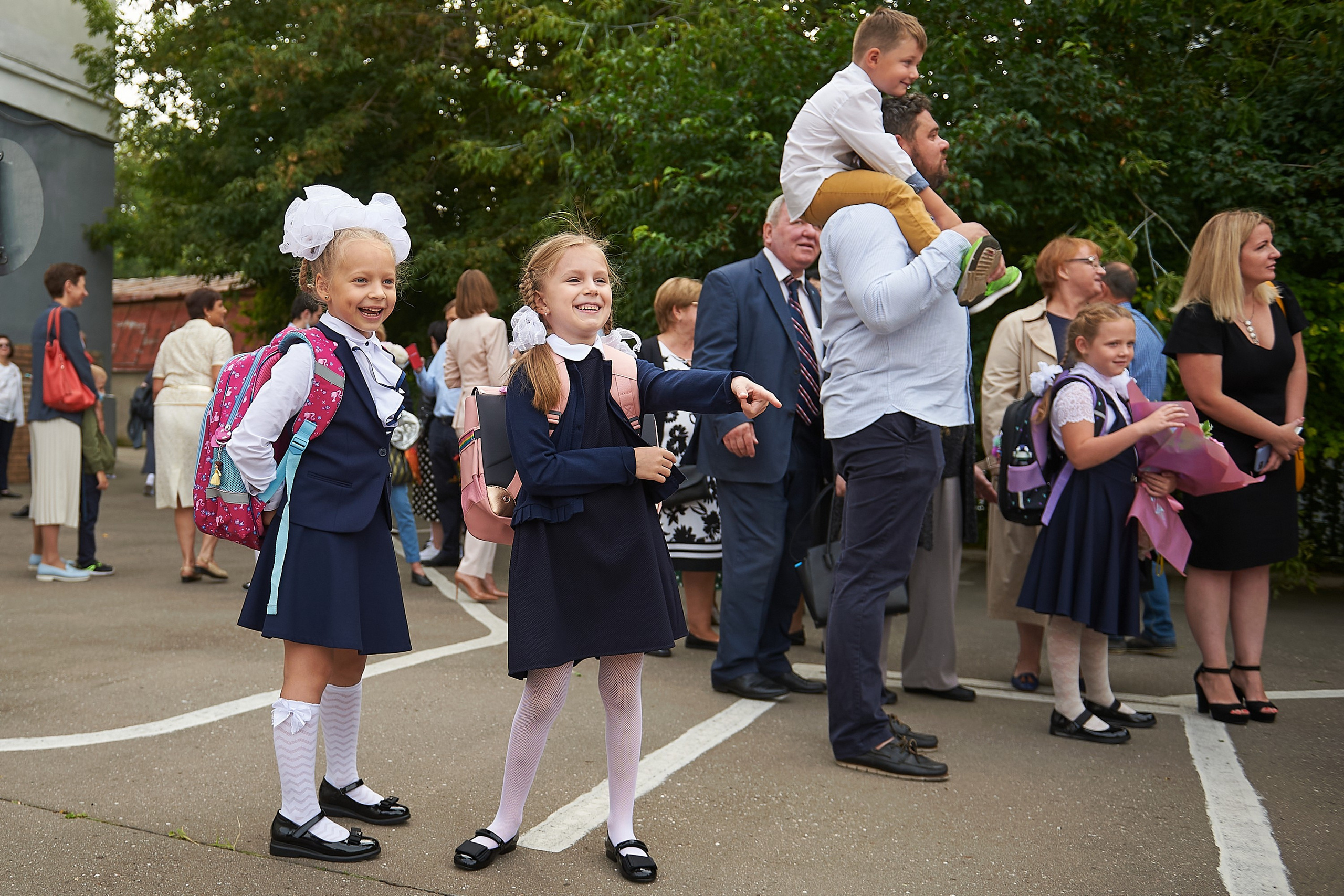 1 сентября во Французской школе. Александр Осин — корпоративный и семейный фотограф в Москве