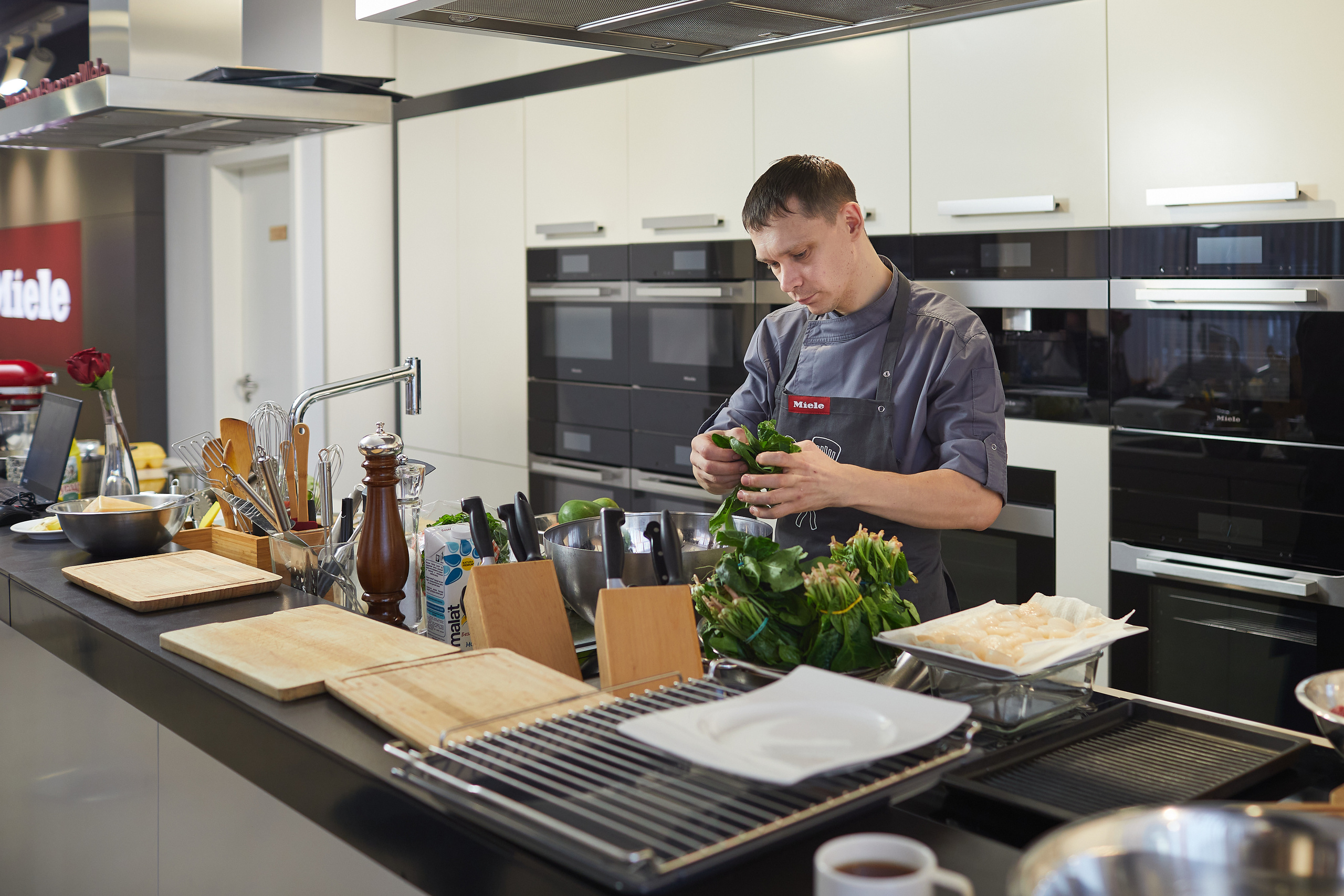 Готовим с техникой Miele. Александр Осин — корпоративный и семейный фотограф в Москве