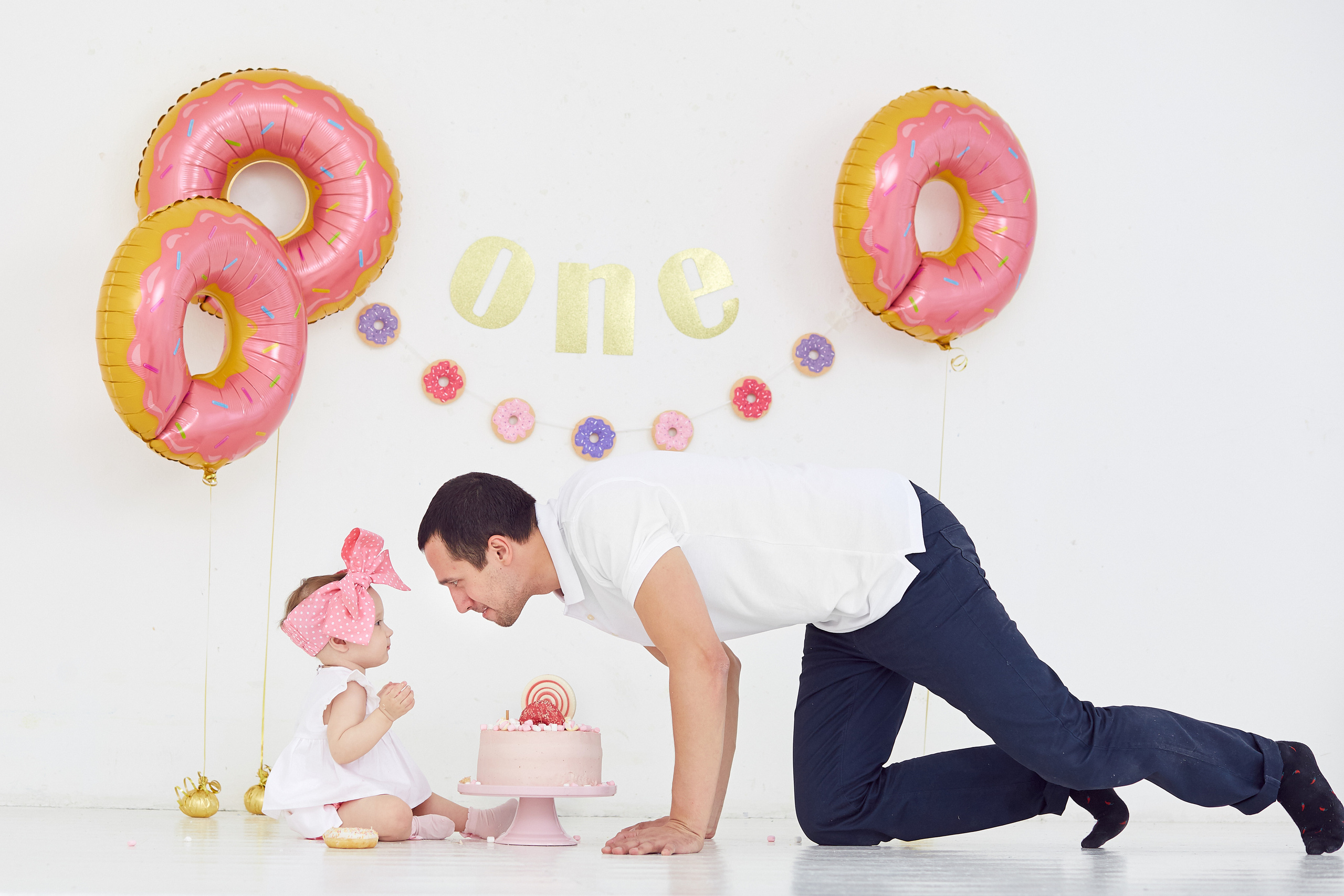 Пончиковый Smash Cake. Александр Осин — корпоративный и семейный фотограф в Москве