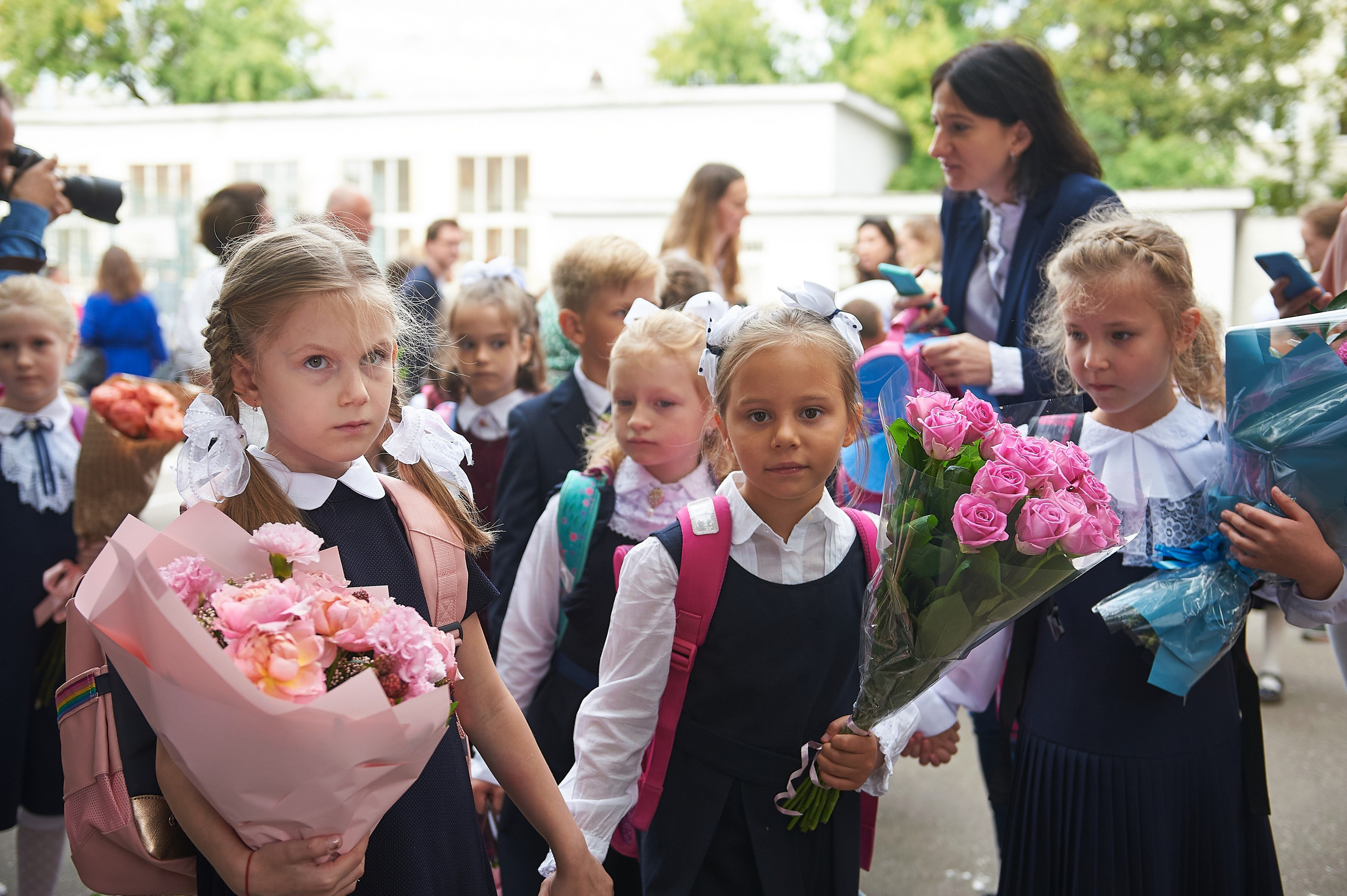 1 сентября во Французской школе. Александр Осин — корпоративный и семейный фотограф в Москве
