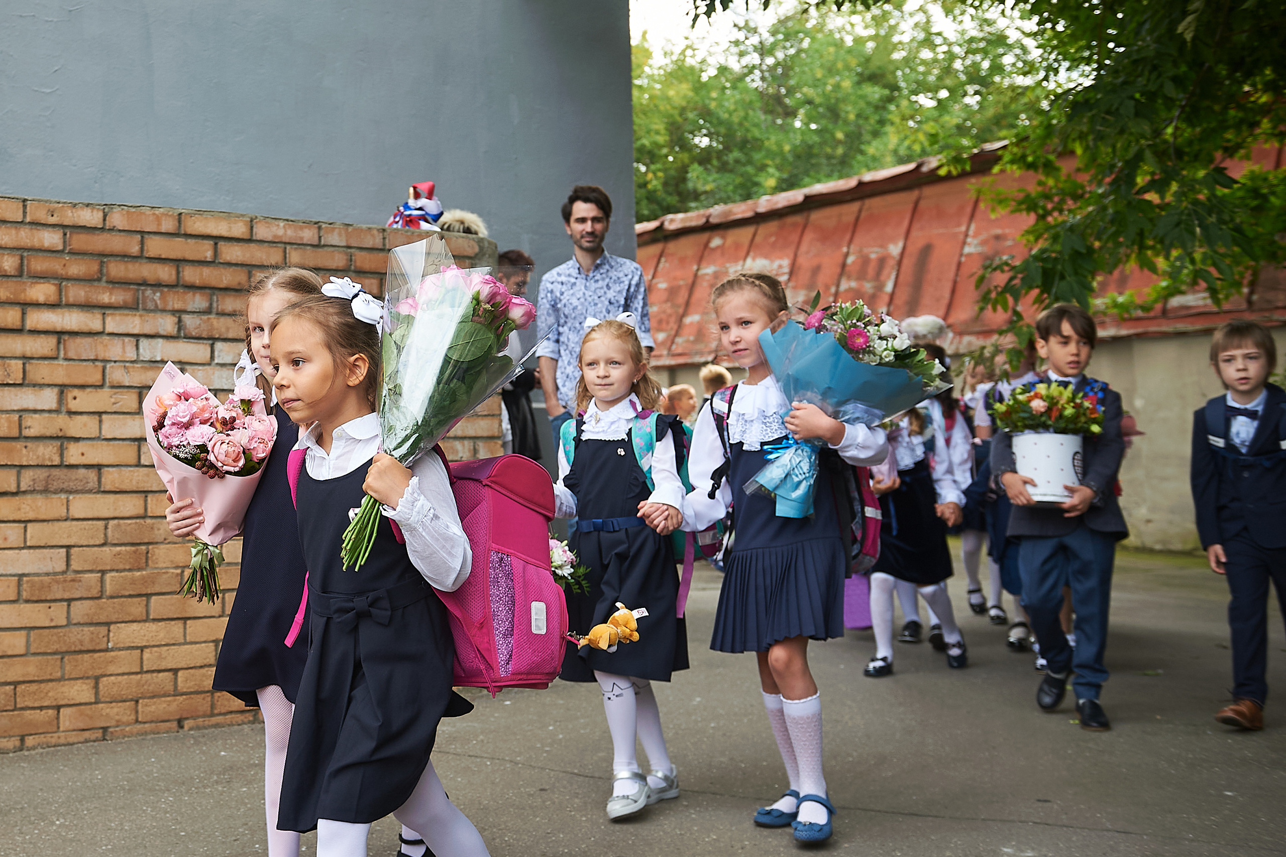 1 сентября во Французской школе. Александр Осин — корпоративный и семейный фотограф в Москве
