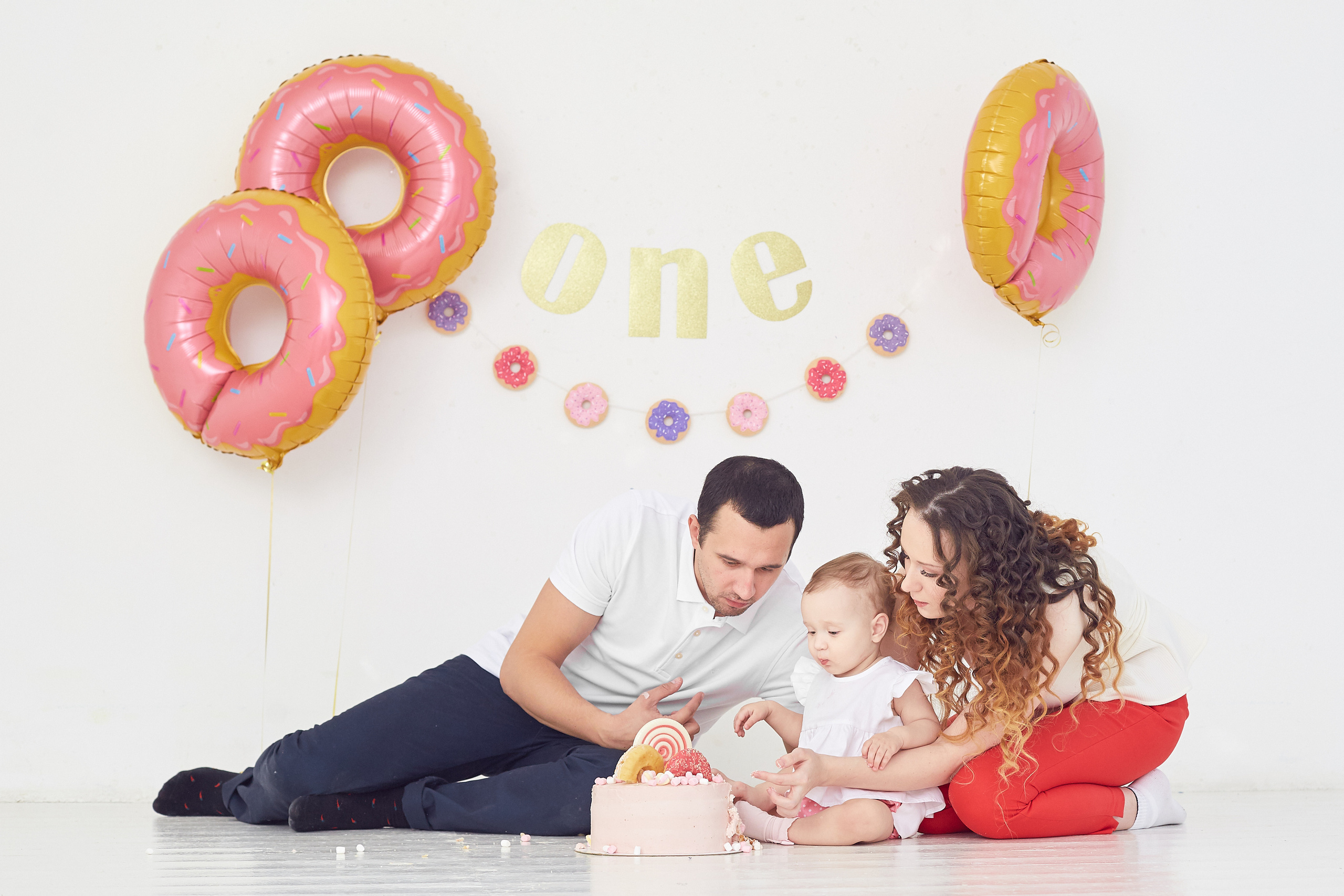 Пончиковый Smash Cake. Александр Осин — корпоративный и семейный фотограф в Москве