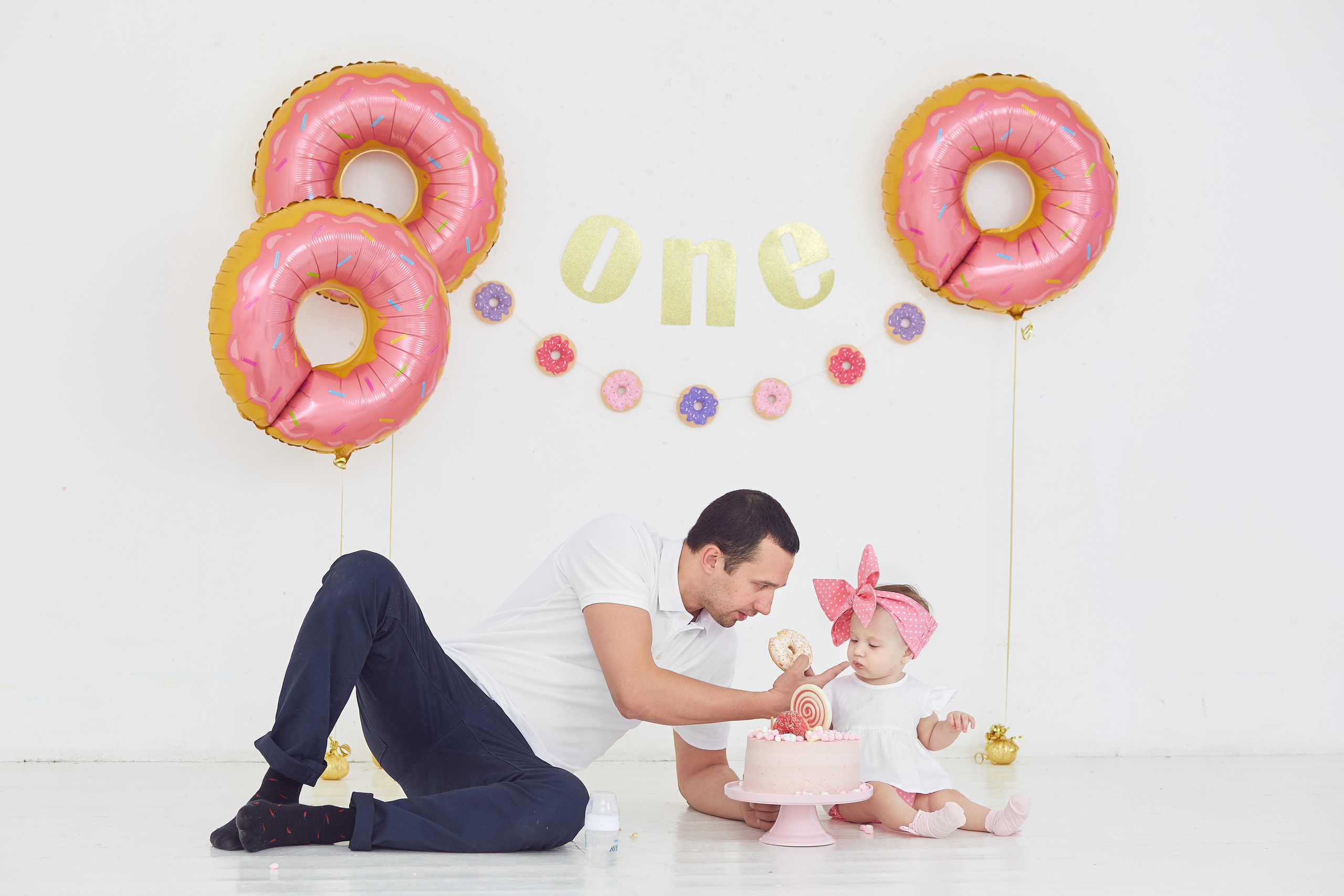 Пончиковый Smash Cake. Александр Осин — корпоративный и семейный фотограф в Москве