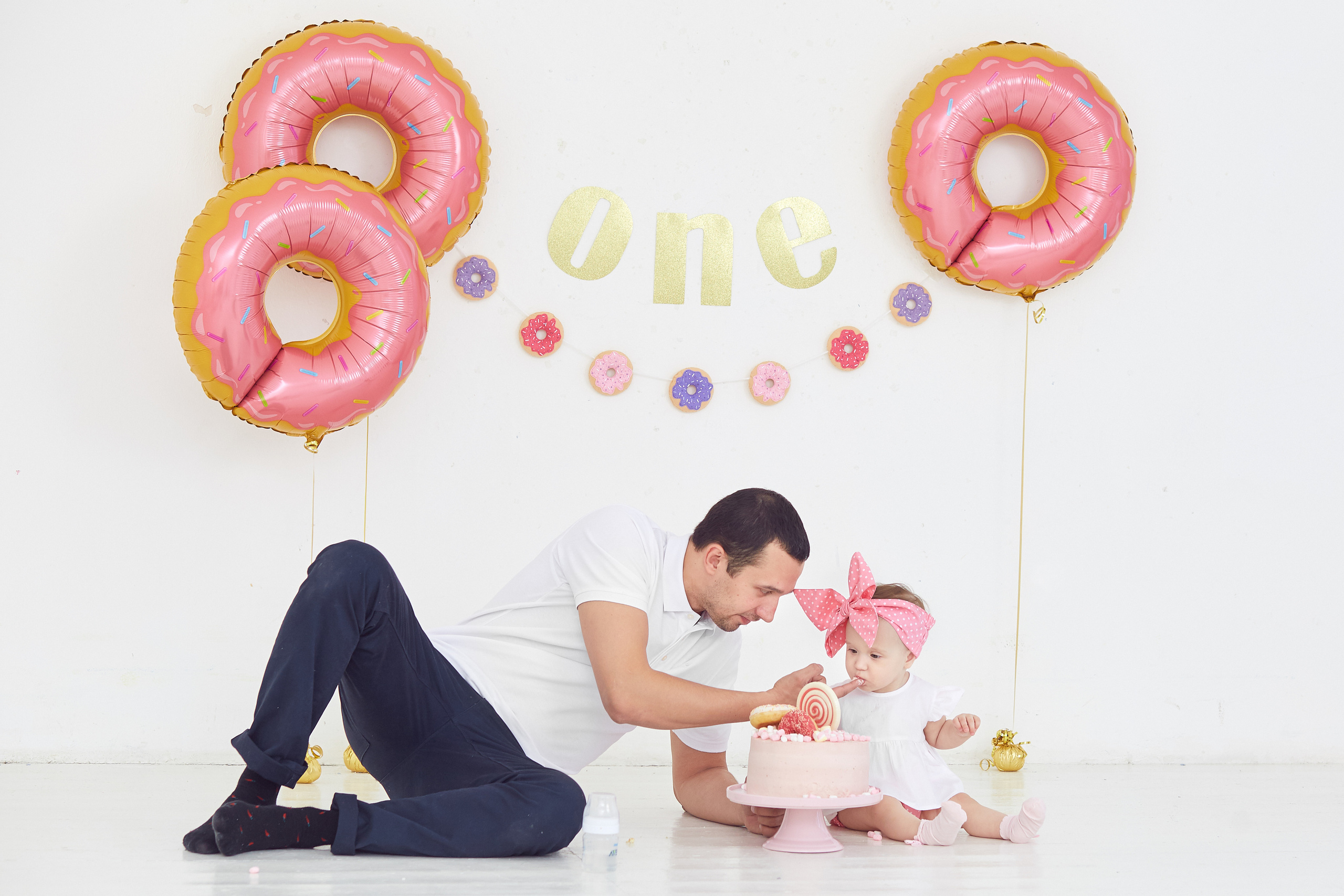 Пончиковый Smash Cake. Александр Осин — корпоративный и семейный фотограф в Москве