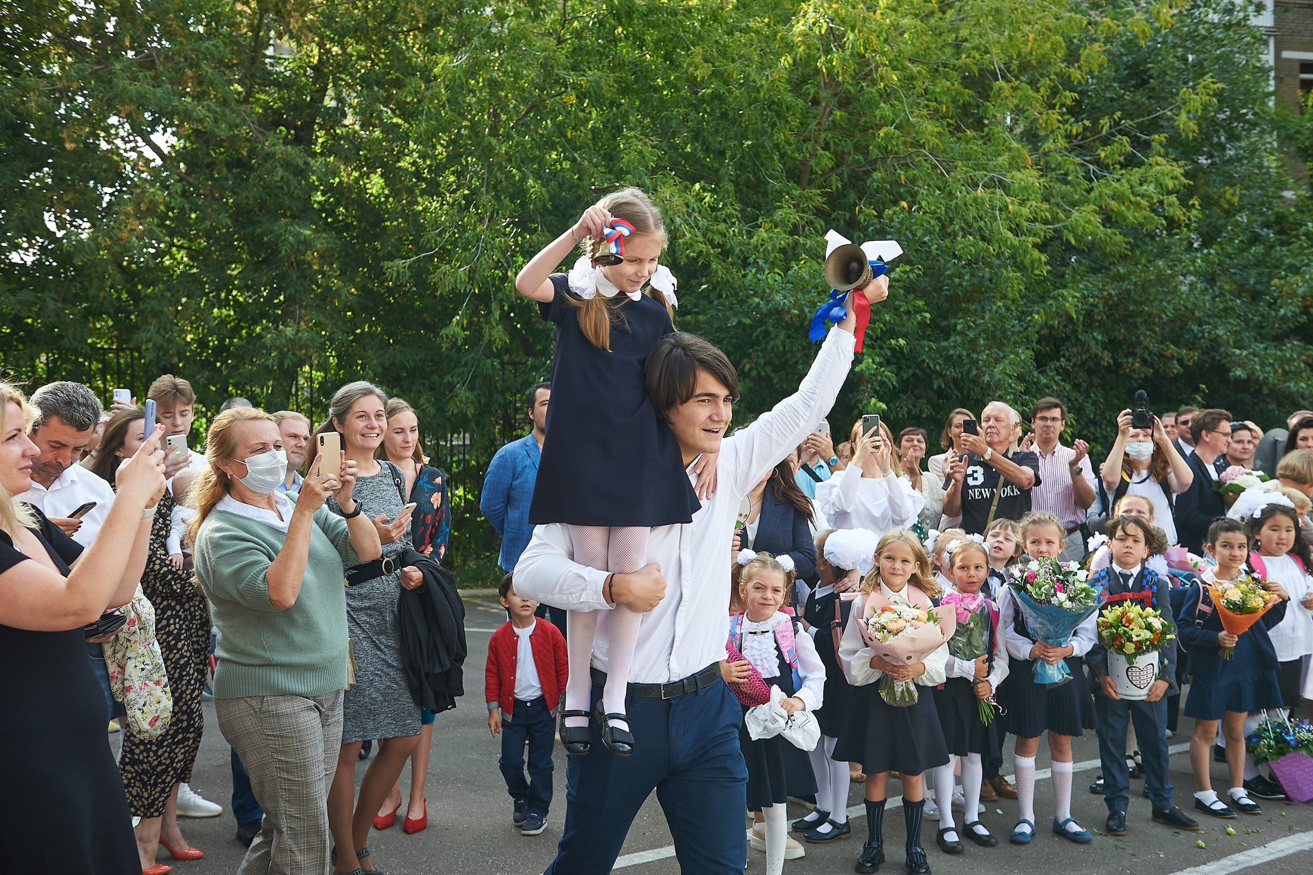 1 сентября во Французской школе. Александр Осин — корпоративный и семейный фотограф в Москве