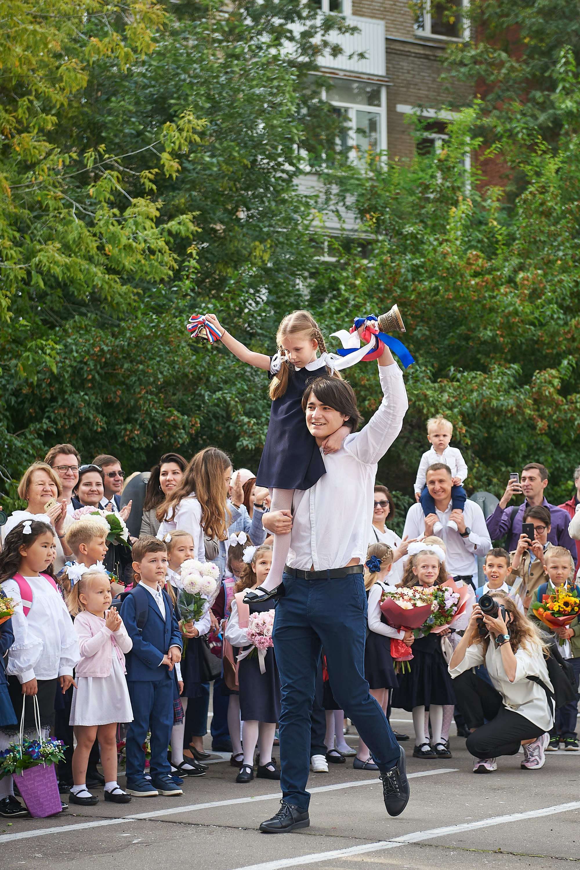 1 сентября во Французской школе. Александр Осин — корпоративный и семейный фотограф в Москве