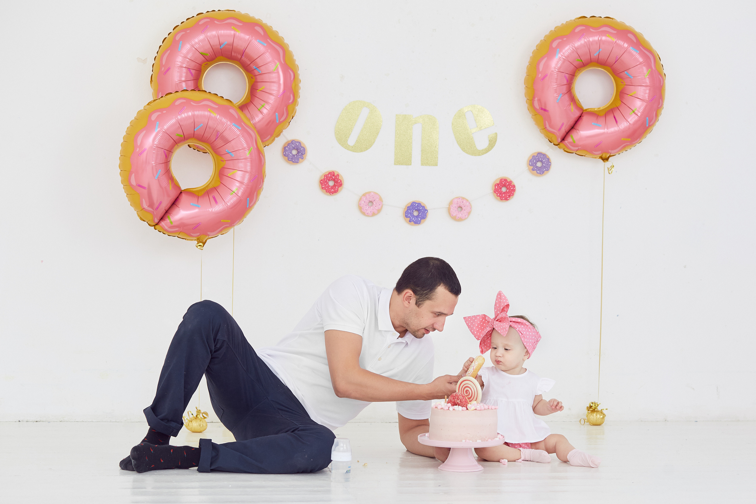 Пончиковый Smash Cake. Александр Осин — корпоративный и семейный фотограф в Москве