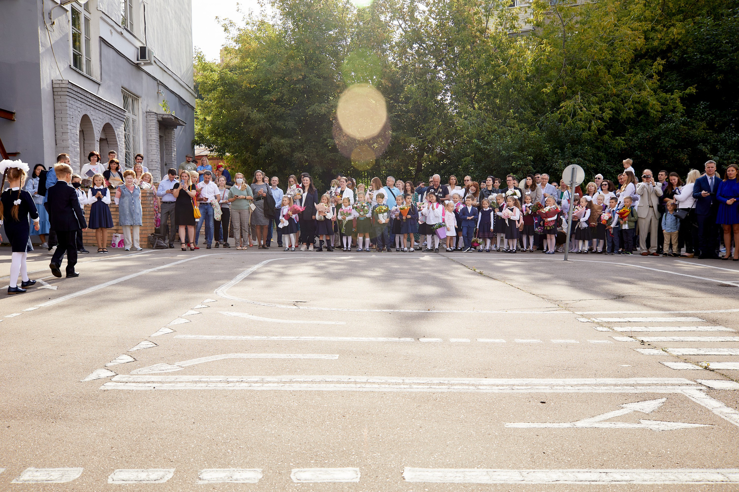 1 сентября во Французской школе. Александр Осин — корпоративный и семейный фотограф в Москве