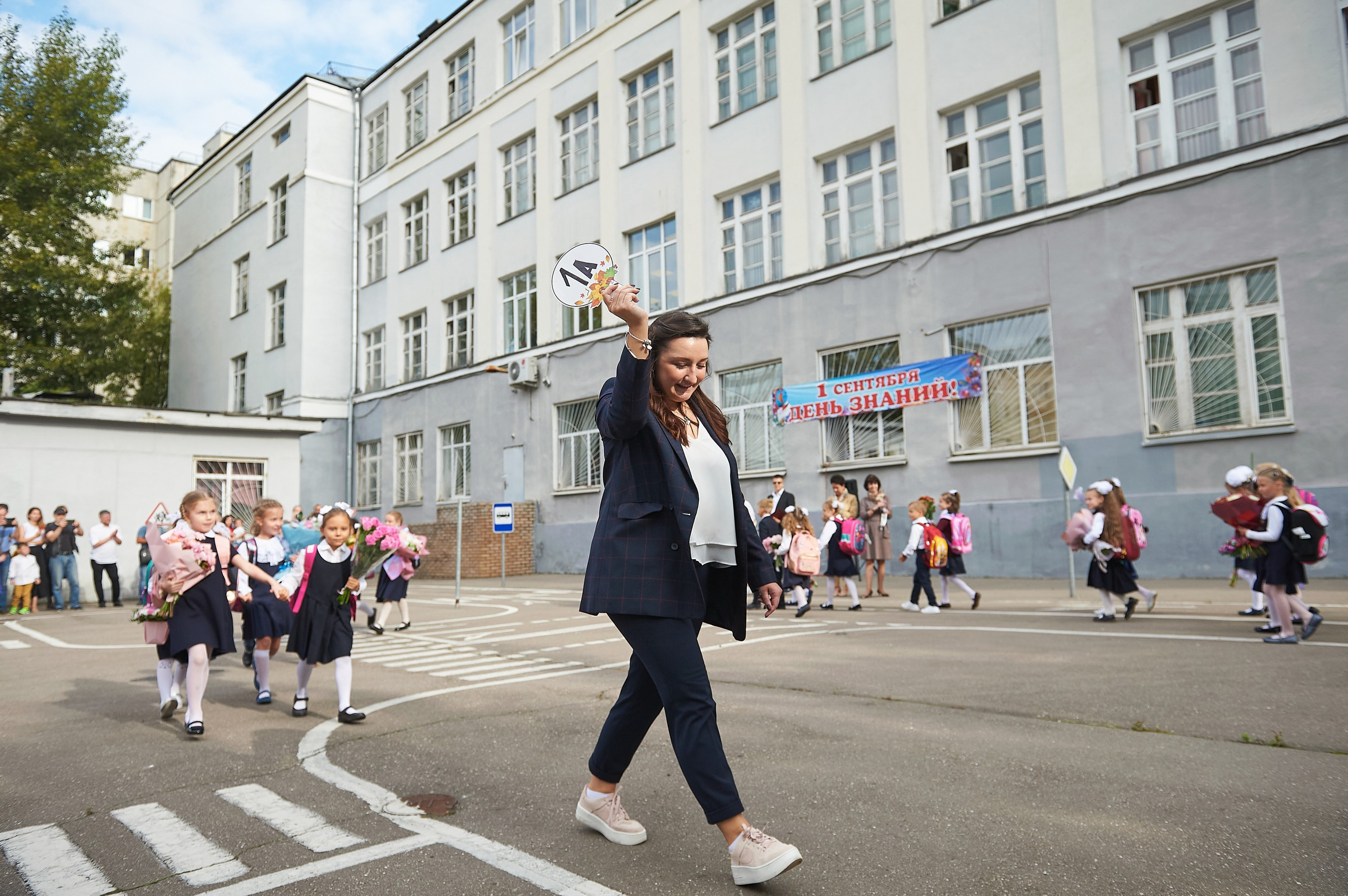 1 сентября во Французской школе. Александр Осин — корпоративный и семейный фотограф в Москве