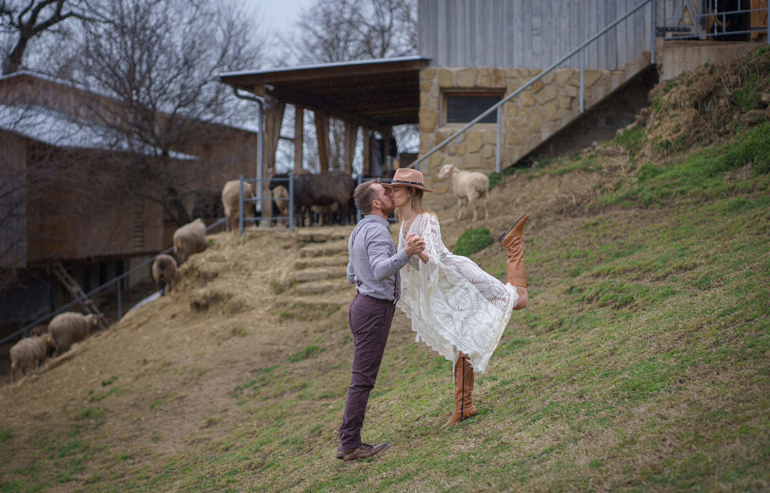 Семья на ферме. Фотограф Сергей Танков