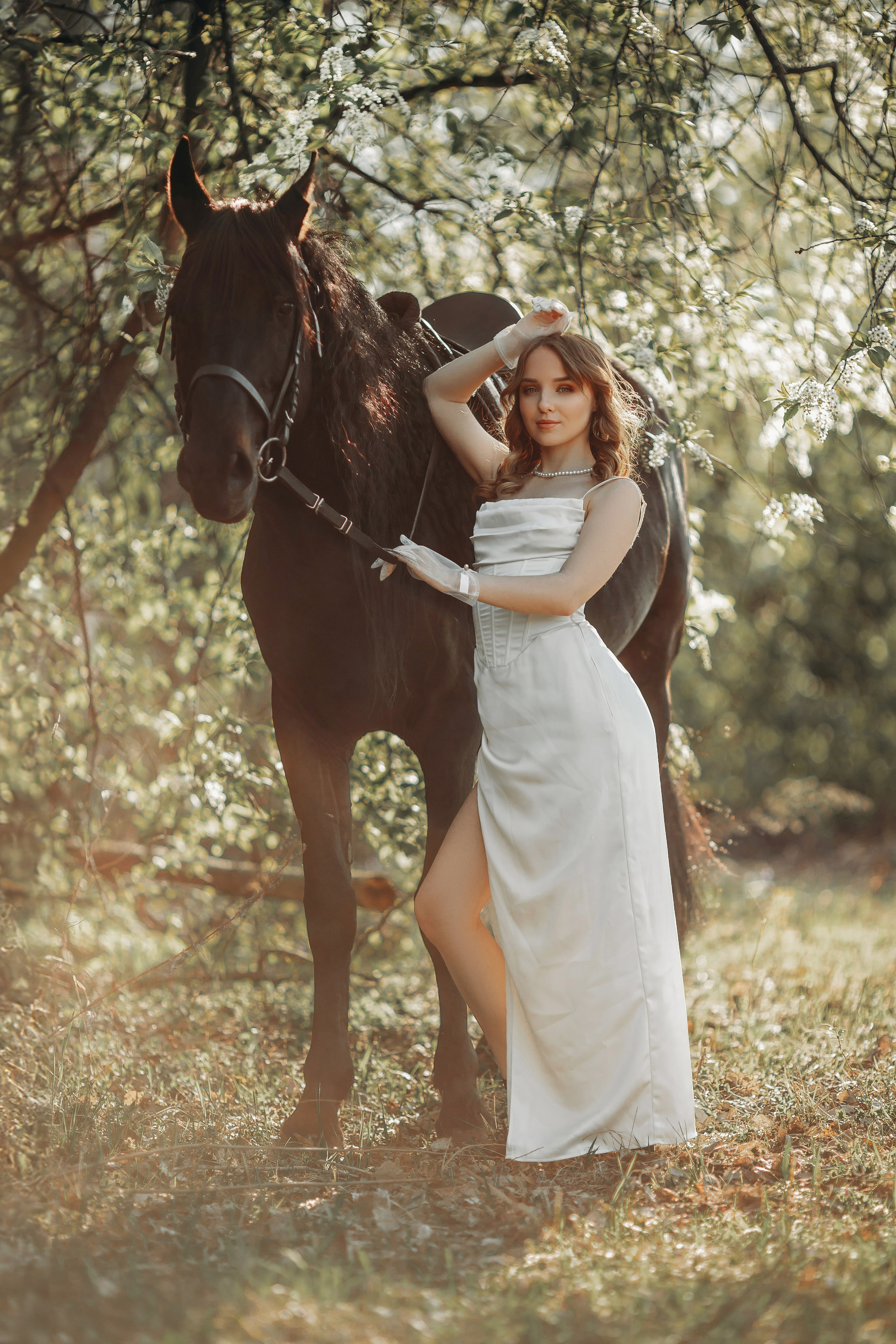 Дарья&Басмач. Анна Молчанова конный фотограф в Тюмени | фотосессии с лошадьми Тюмень