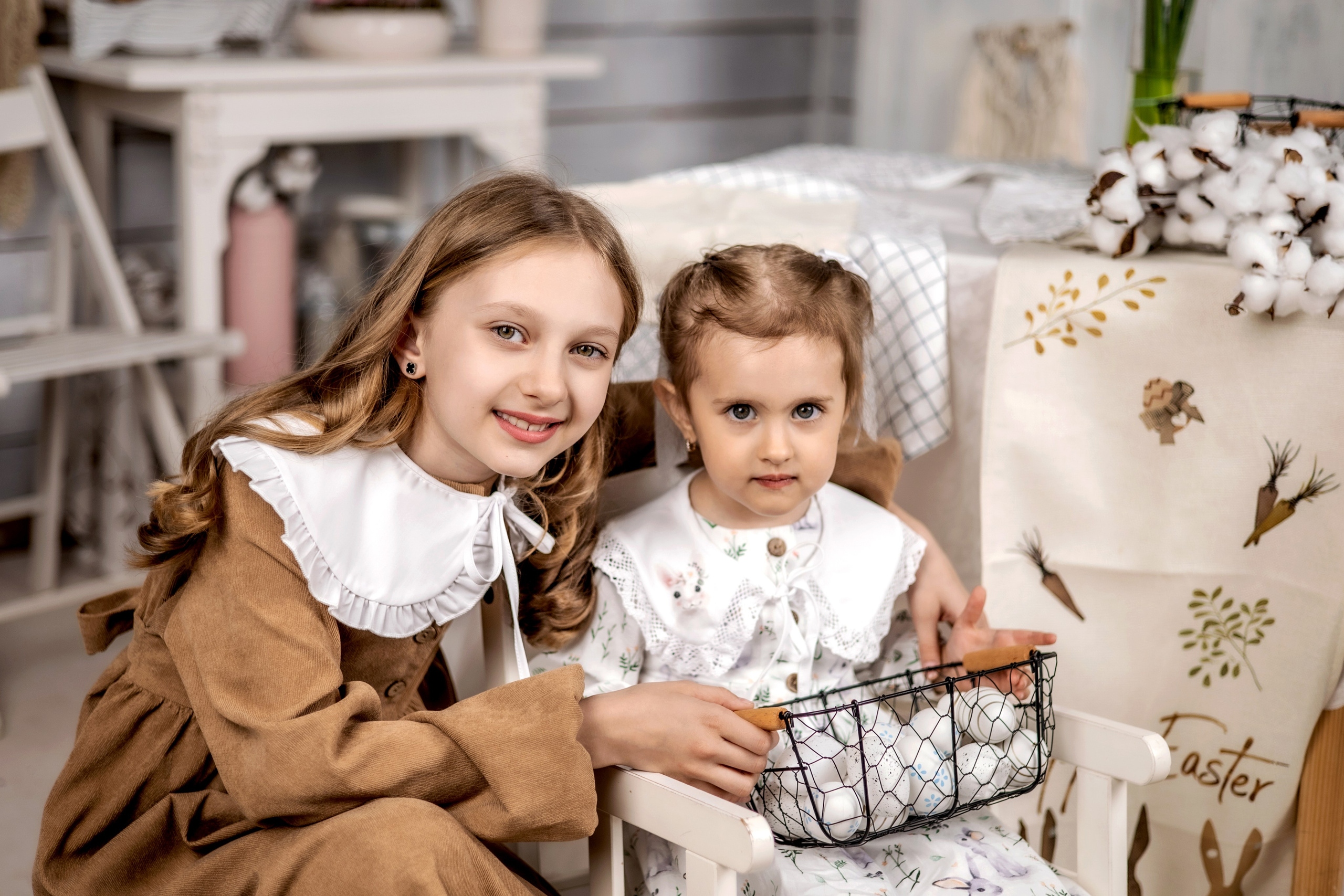 Пасхальный детский фотопроект 2024. Фотограф Надежда Лукьянова