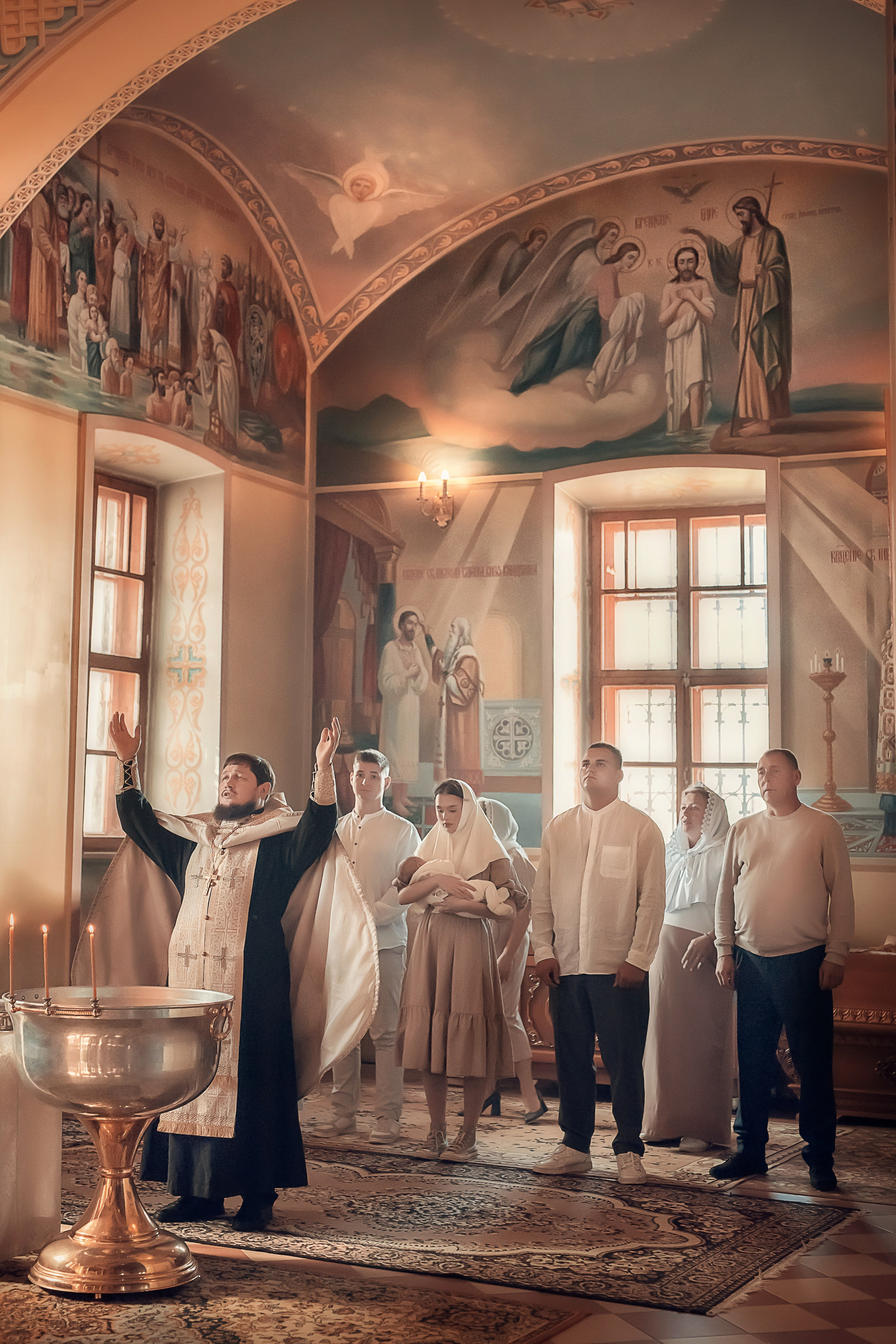 Фотосъемка крещения в Москве и Московской области