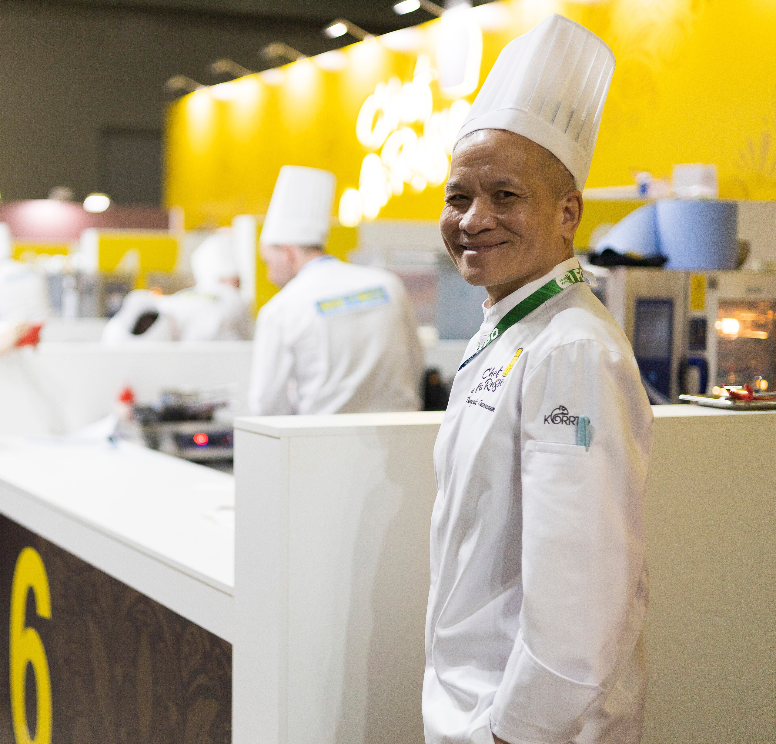 — Фестиваль поваров на выставке Food Expo