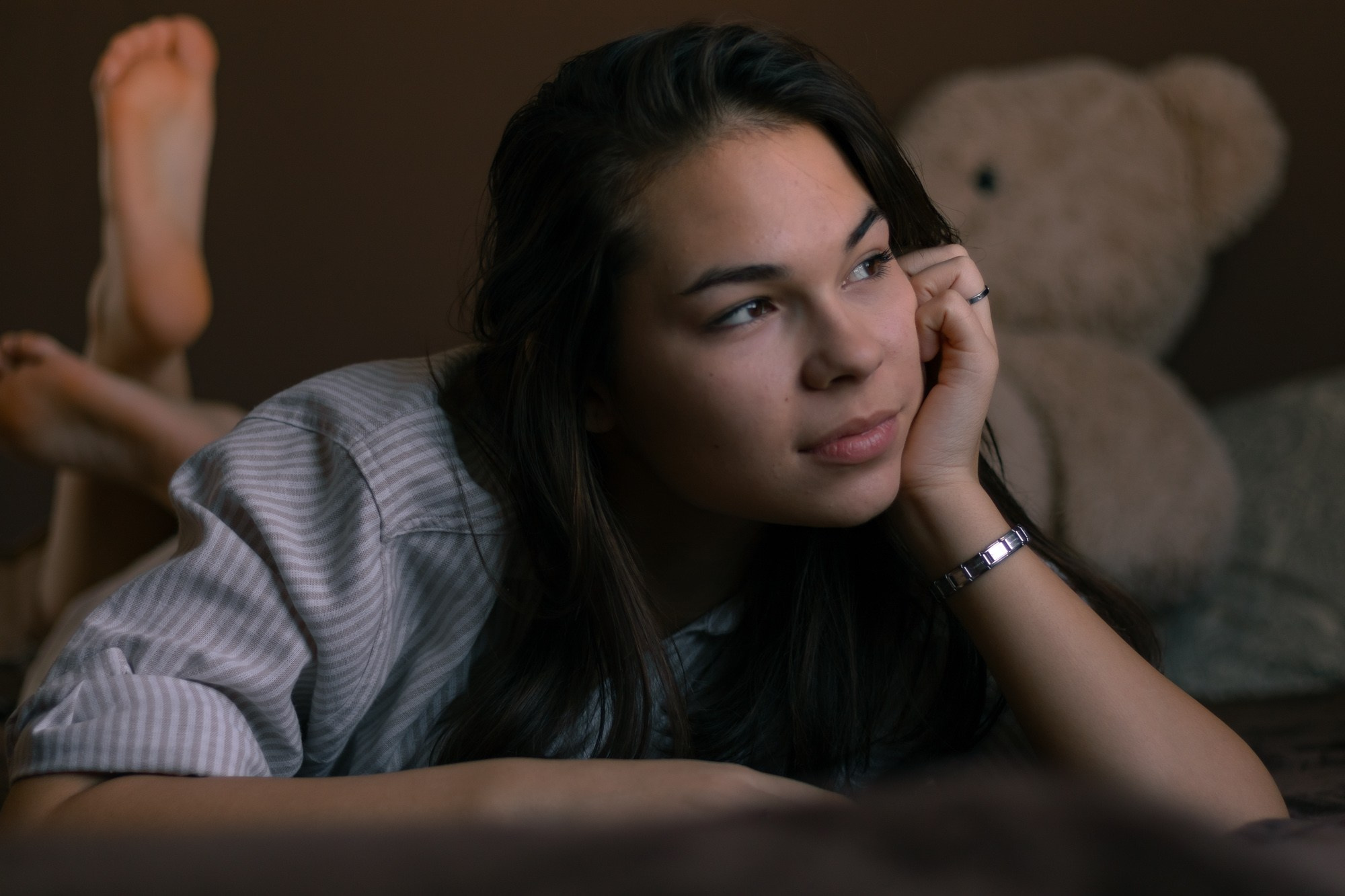 Домашняя фотосессия девушки