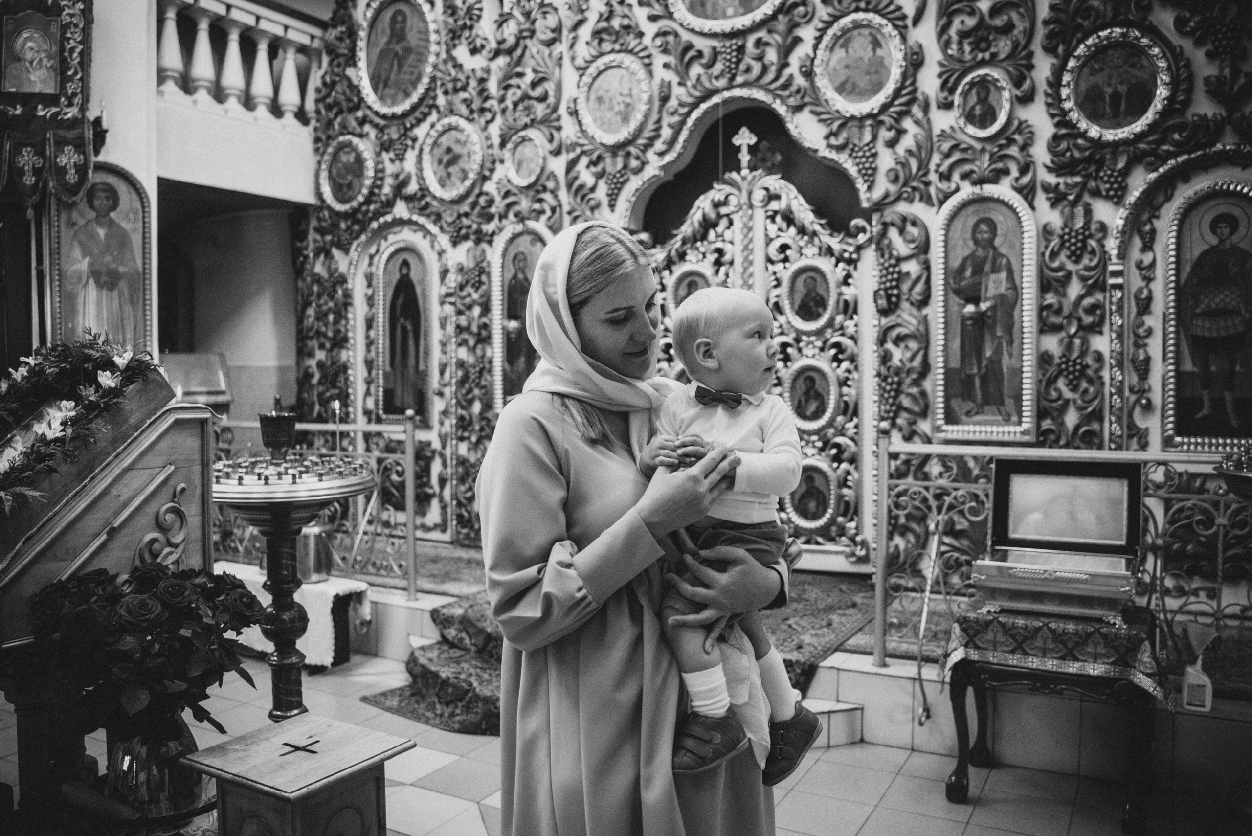 Крещение Демьяна. Семейный фотограф в Минске Дарья Дреко