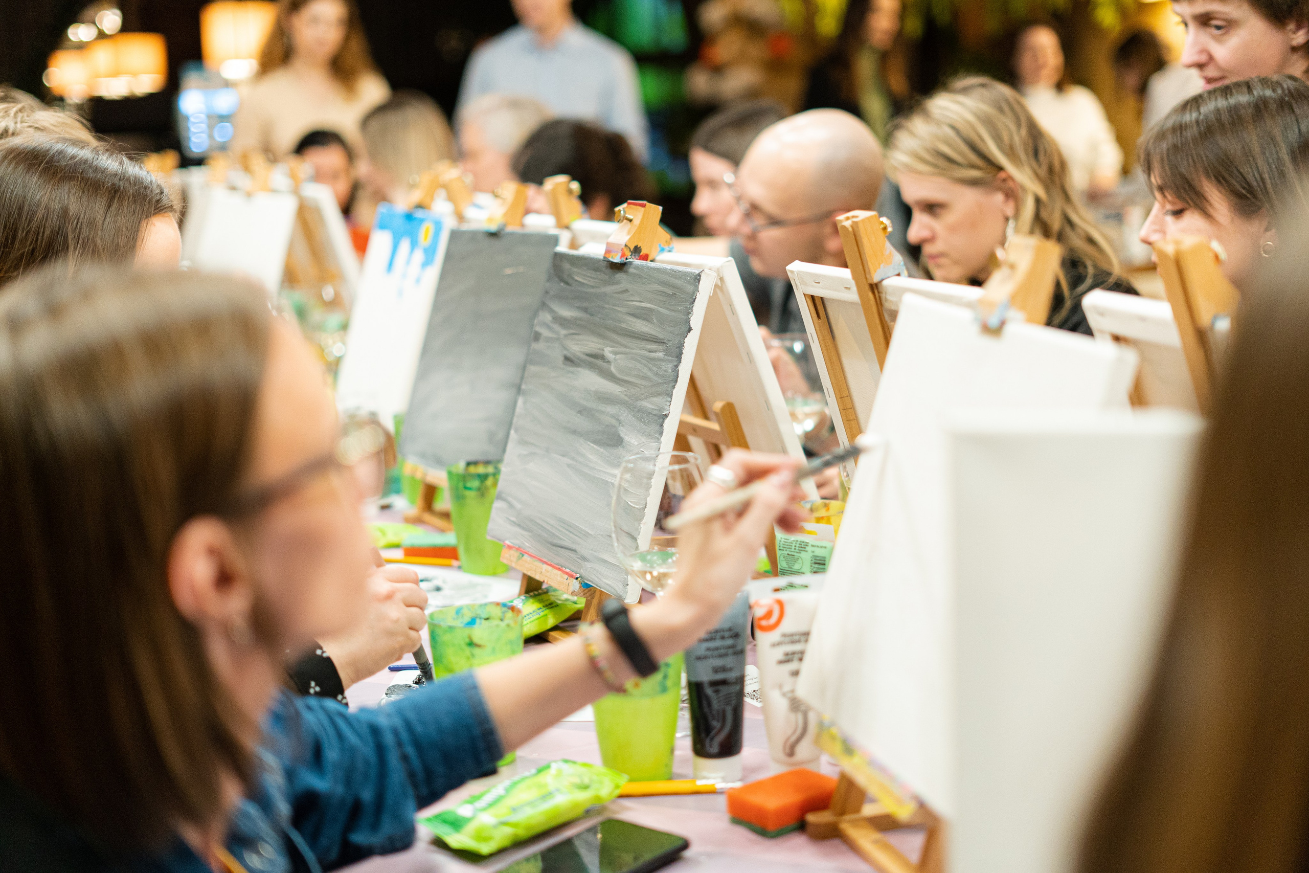 Корпоратив Teach Me Art 2. Портретный фотограф в Москве и Санкт-Петербурге Арина Чех