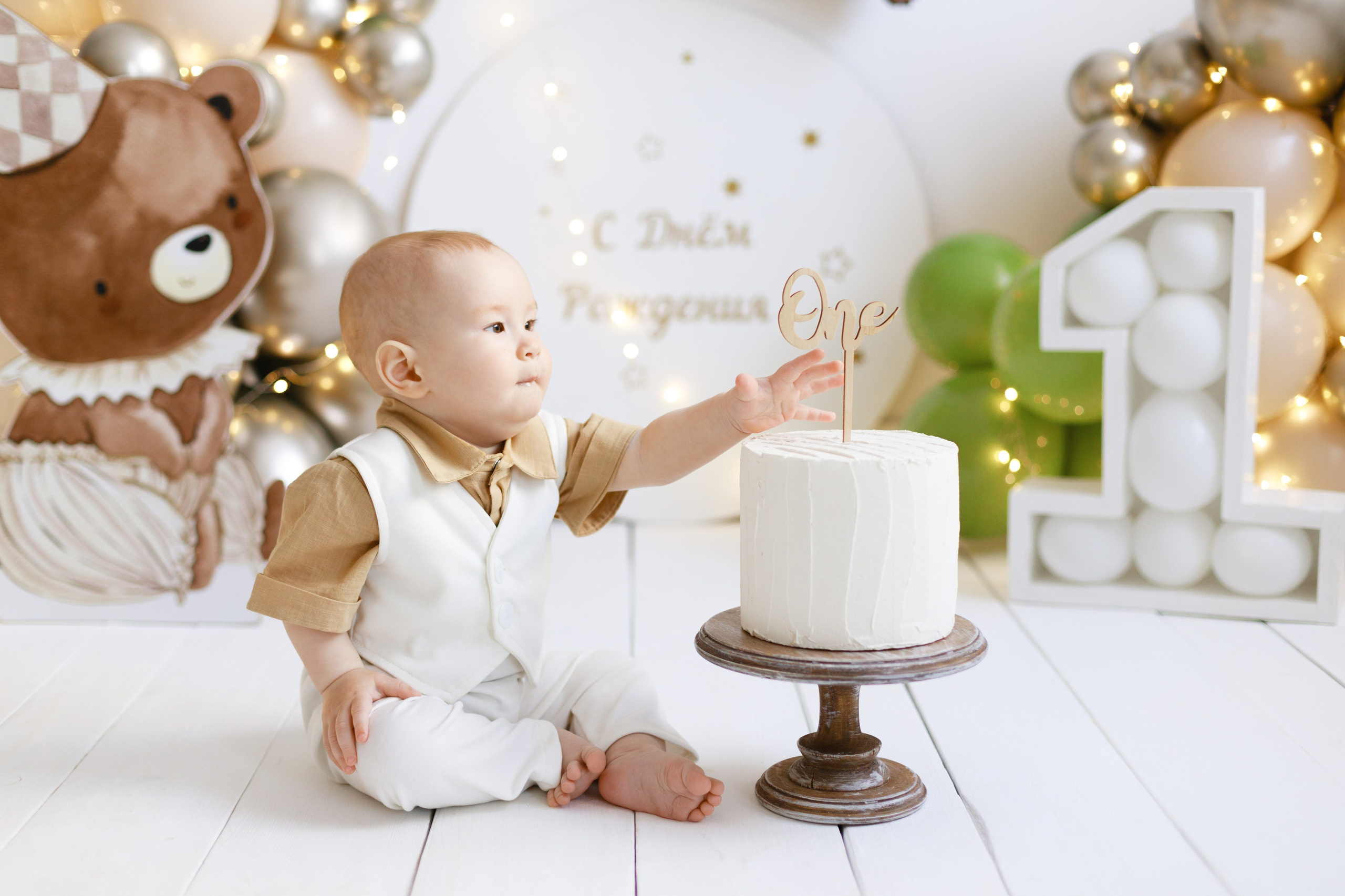 студийная фотосессия на годик в краснодаре