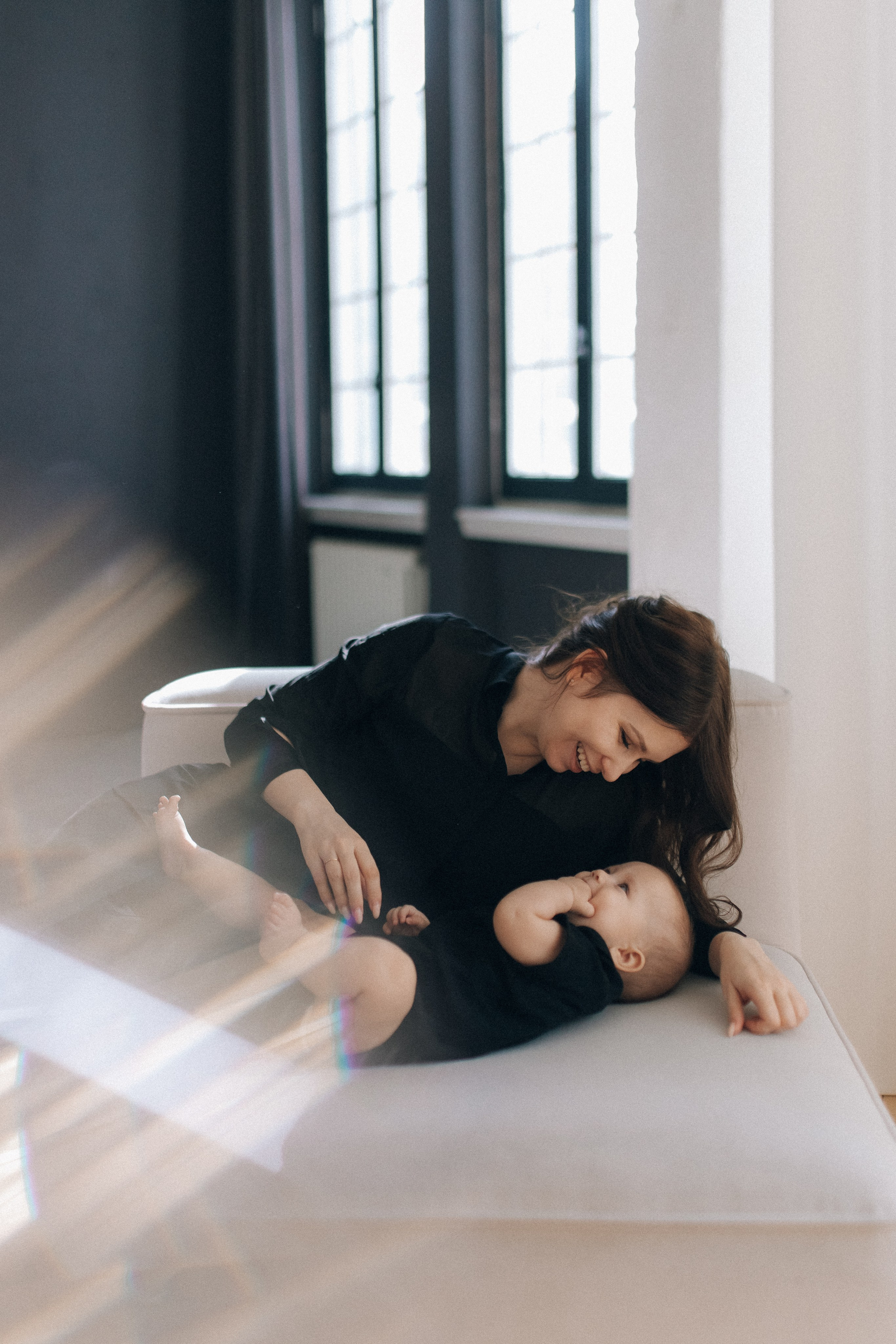 Фотосессия мама с малышом в студии. Семейный фотограф Екатеринбург Черепанова Олеся