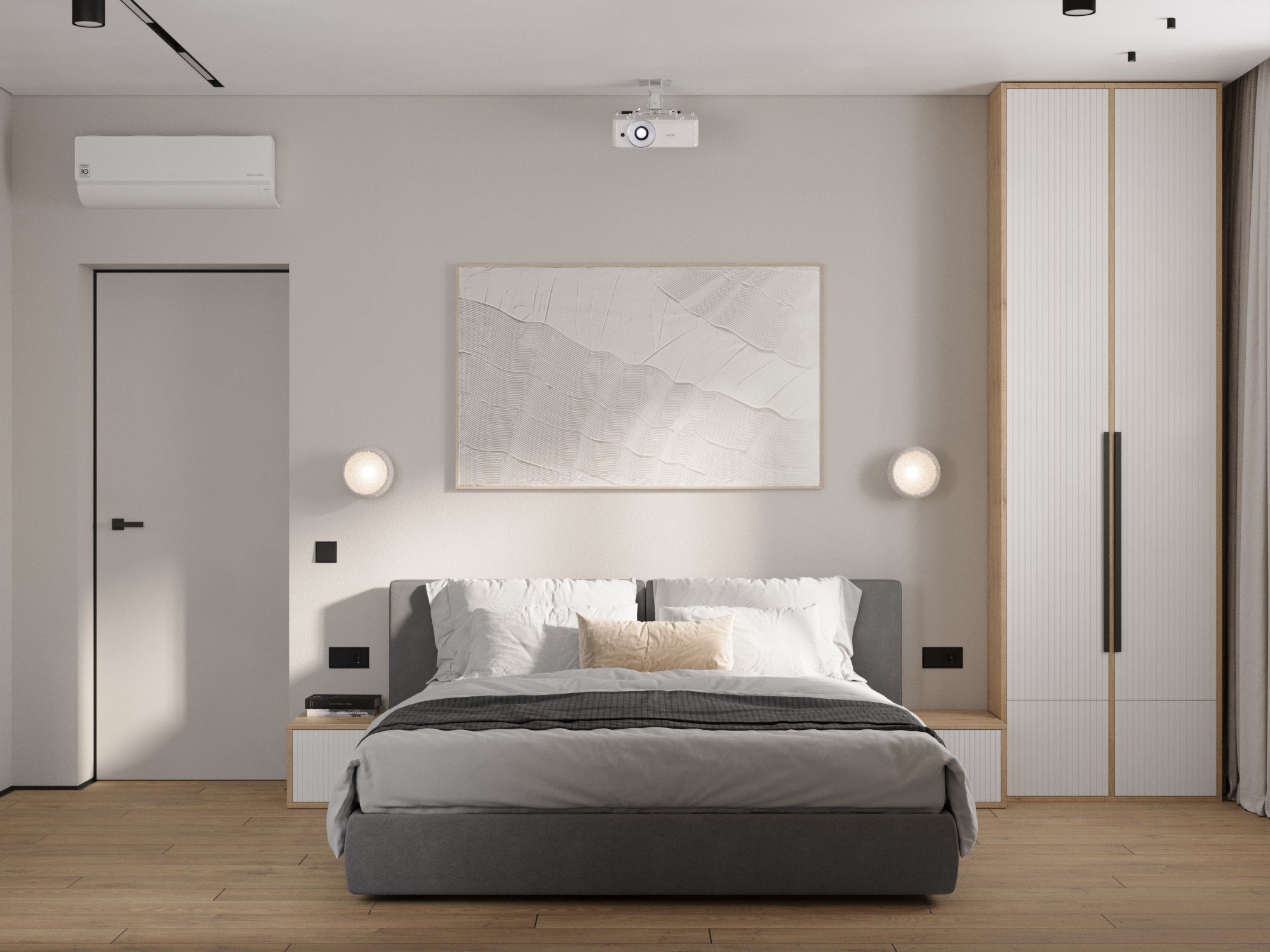 Спальня. 3D-дизайнер Кристина Пуляевская