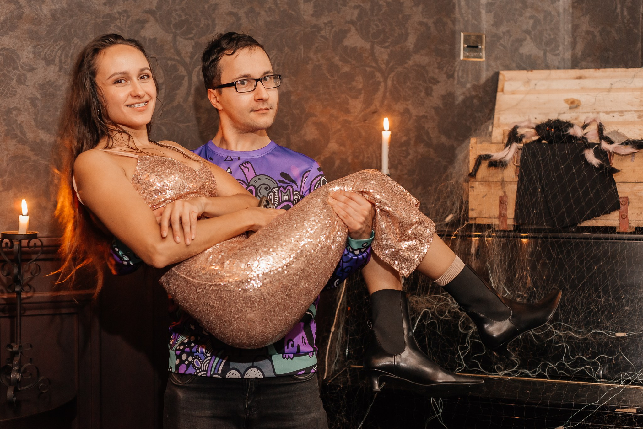 Halloween party в кальянной HookahPlace. Профессиональный пейзажный фотограф Новокрещенов Станислав